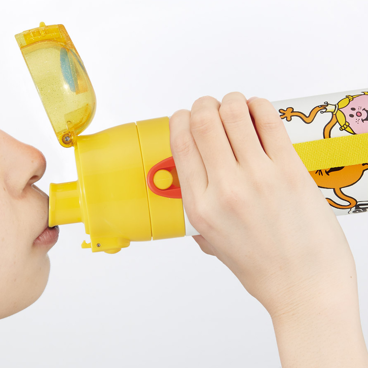 水筒 470ml 超軽量ダイレクトボトル Mr.Men ( 保冷 軽量 直飲み ワンタッチ ステンレスボトル 子供用水筒 子供 直のみ 軽い 超軽量 ワンプッシュ ダイレクトボトル ダイレクト ボトル ステンレス )