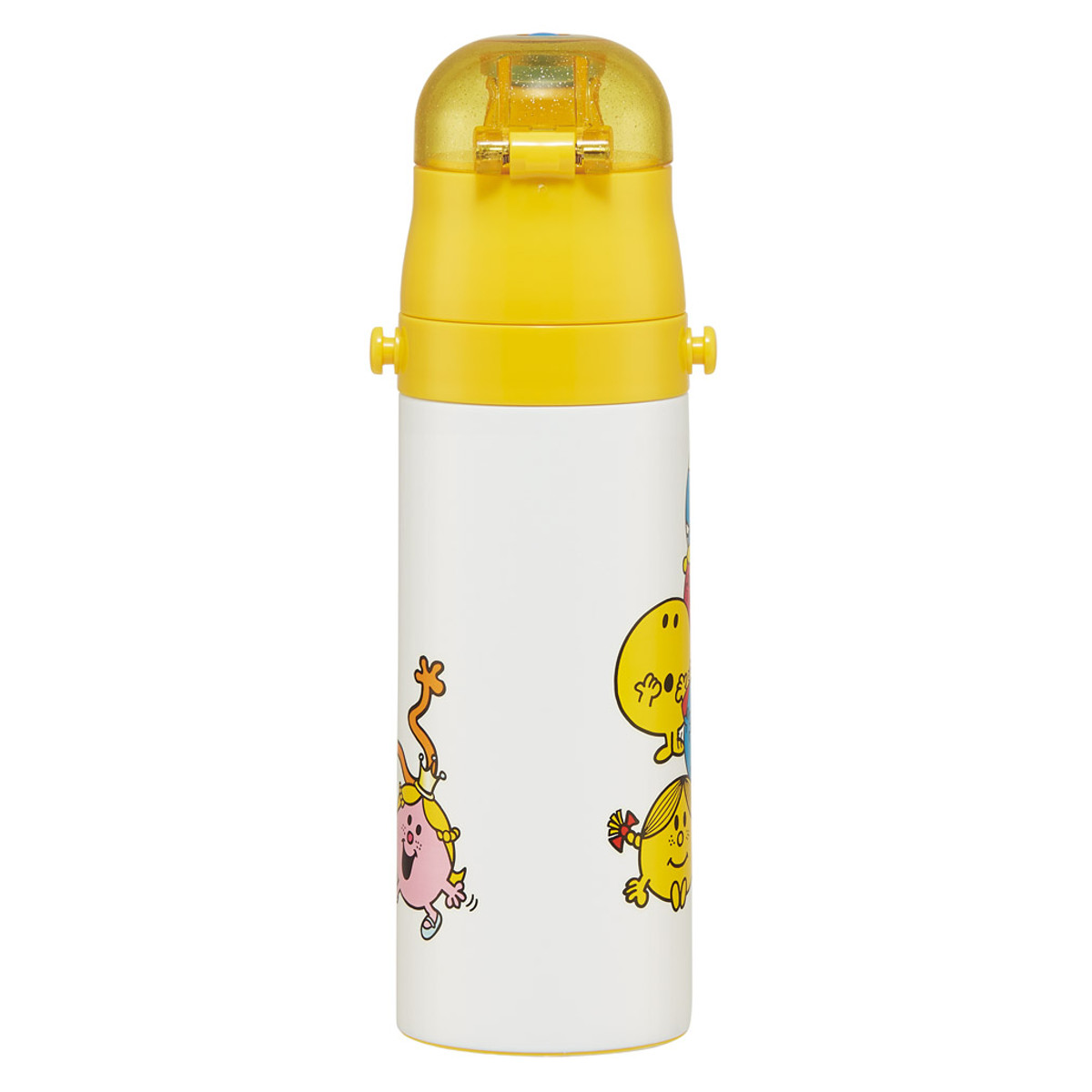 水筒 470ml 超軽量ダイレクトボトル Mr.Men ( 保冷 軽量 直飲み ワンタッチ ステンレスボトル 子供用水筒 子供 直のみ 軽い 超軽量 ワンプッシュ ダイレクトボトル ダイレクト ボトル ステンレス )