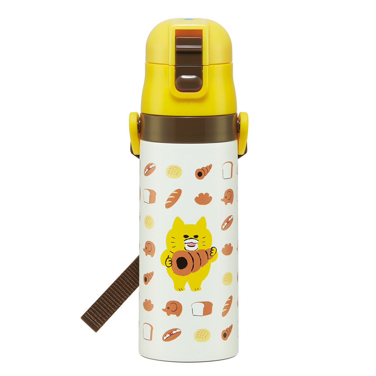 水筒 470ml 超軽量ダイレクトボトル ノラネコぐんだん ( 保冷 軽量 直飲み ワンタッチ ステンレスボトル 子供用水筒 子供 直のみ 軽い 超軽量 ワンプッシュ ダイレクトボトル ダイレクト ボトル ステンレス )