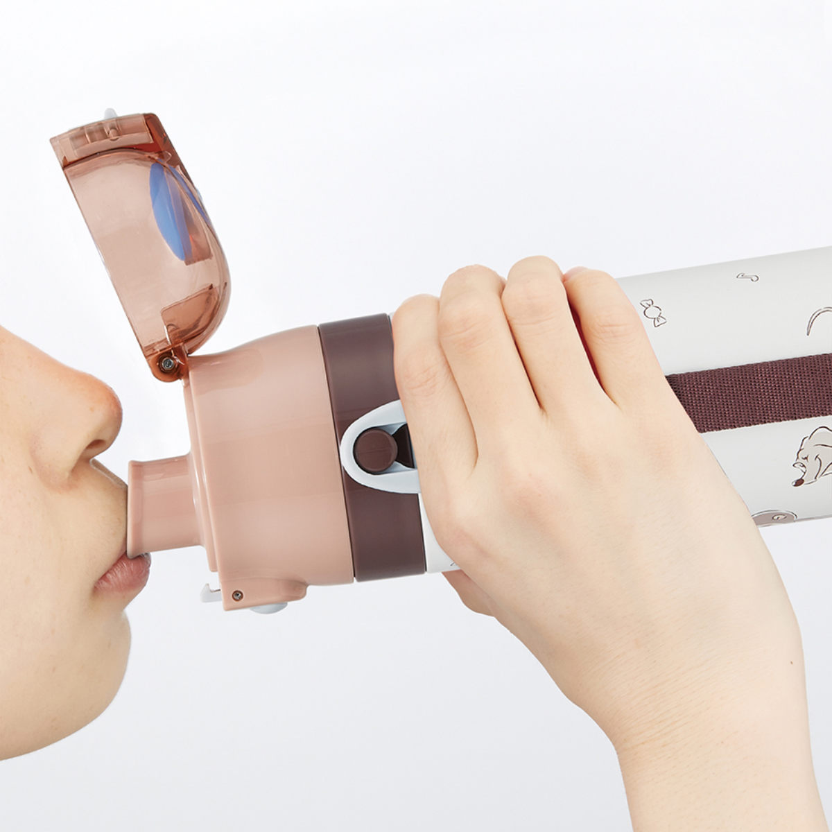 水筒 470ml 超軽量ダイレクトボトル おさるのジョージ25 ( 保冷 軽量 直飲み ワンタッチ ステンレスボトル 子供用水筒 子供 直のみ 軽い 超軽量 ワンプッシュ ダイレクトボトル ダイレクト ボトル ステンレス )