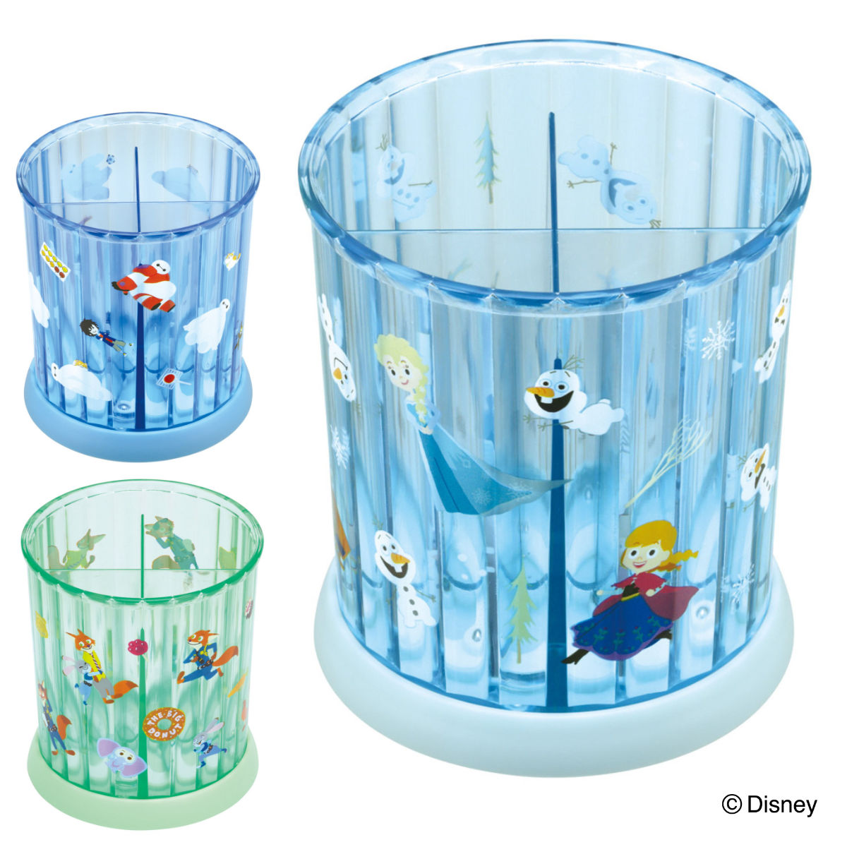 収納ケース 回転式小物スタンド 小物入れ ディズニー アナと雪の女王