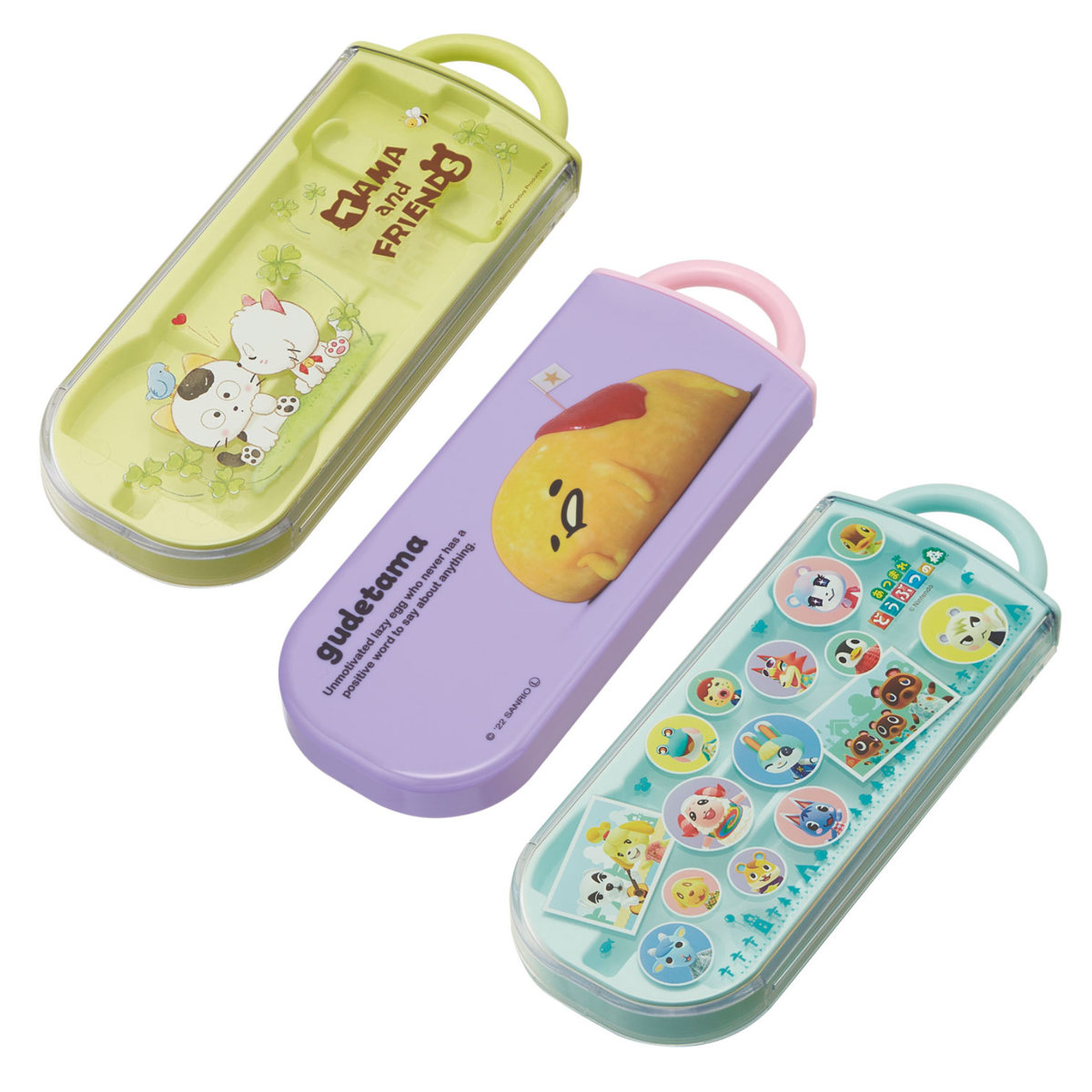 トリオセット 抗菌 箸 スプーン フォーク 食洗機対応 キャラクター ( ポケモン まいぜんシスターズ ミッキー ダンボ シナモン プラレール マリオ にゃんこ大戦争 スプラトゥーン タマ ぐでたま あつ森 くまのがっこう ) 【リカちゃん23】 リカちゃん23