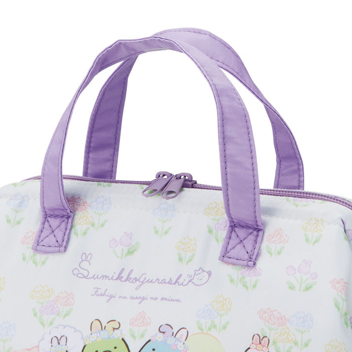 ランチバッグ 保冷 がま口型 キャラクター ( リサとガスパール すみっコぐらし セサミストリート ミッフィー リサラーソン ハウルの動く城 トトロ 魔女の宅急便 ミッキー ) 【ピーターラビット】 ピーターラビット