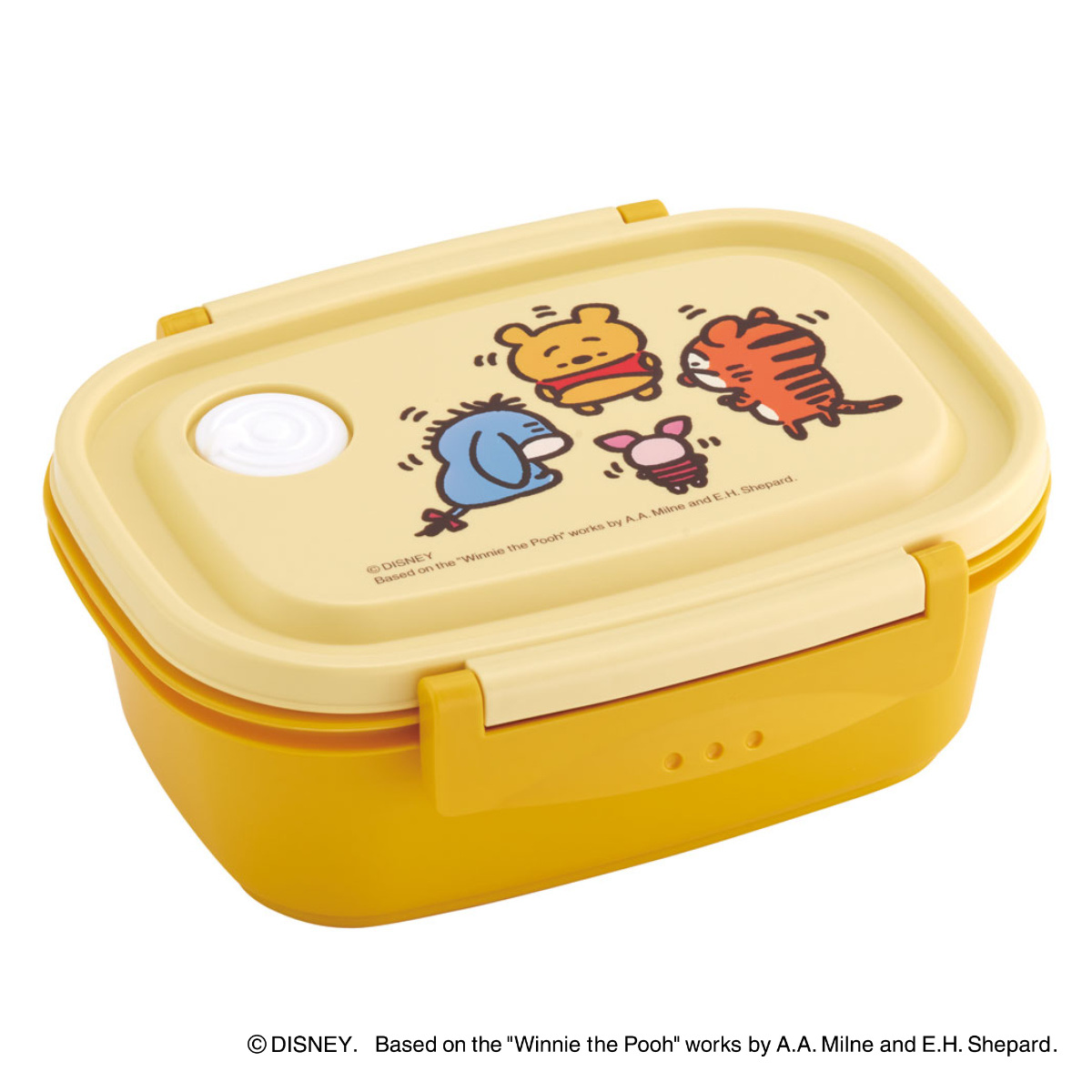 お弁当箱 1段 2点ロック ラク軽弁当箱 M キャラクター 550ml ( カナヘイ フレンズ ミッキー ミニー プーさん ポケモン ランチボックス 弁当箱 保存容器 レンジ対応 食洗機対応 冷凍 仕切り付き 弁当 日本製 ) 【ピカチュウF23】 ピカチュウF23