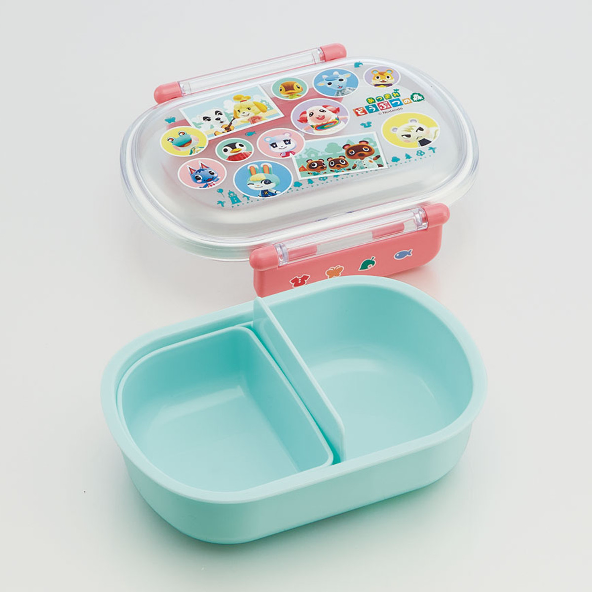 お弁当箱 抗菌ふわっとタイトランチ 1段 360ml キャラクター ( トムとジェリー くまのがっこう ドラゴンボール超 カルシファー どうぶつの森 パウパトロール ピカチュウ にゃんこ大戦争 ポニョ とれたんず ) 【ノラネコぐんだん】 ノラネコぐんだん