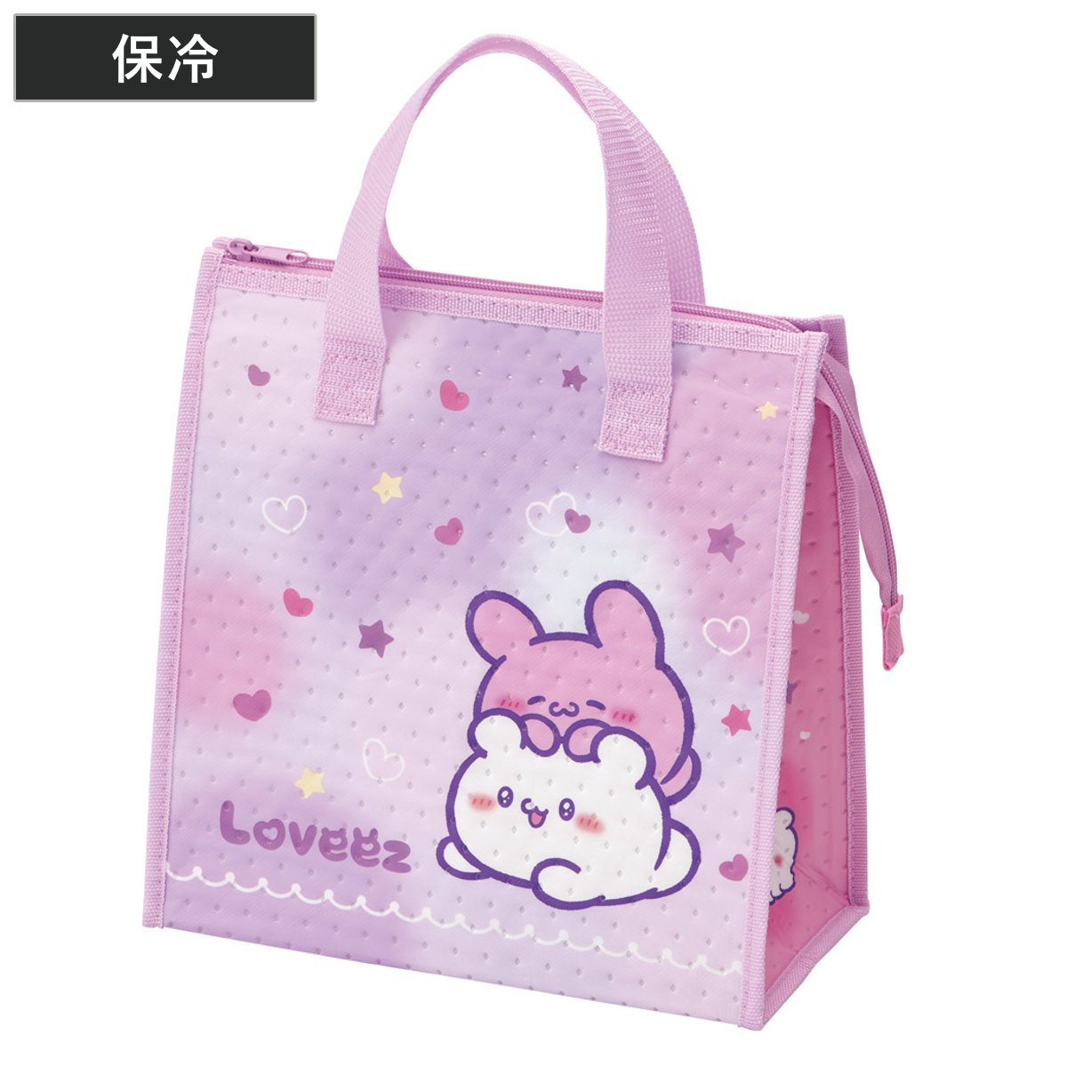 ランチバッグ 不織布保冷バッグ らぶい~ず ( 保冷ランチバッグ 保冷 弁当袋 お弁当袋 四角 ランチトートバッグ 保温 ランチトート お弁当箱 弁当 袋 ランチ マチ付き お弁当入れ 保冷バッグ )