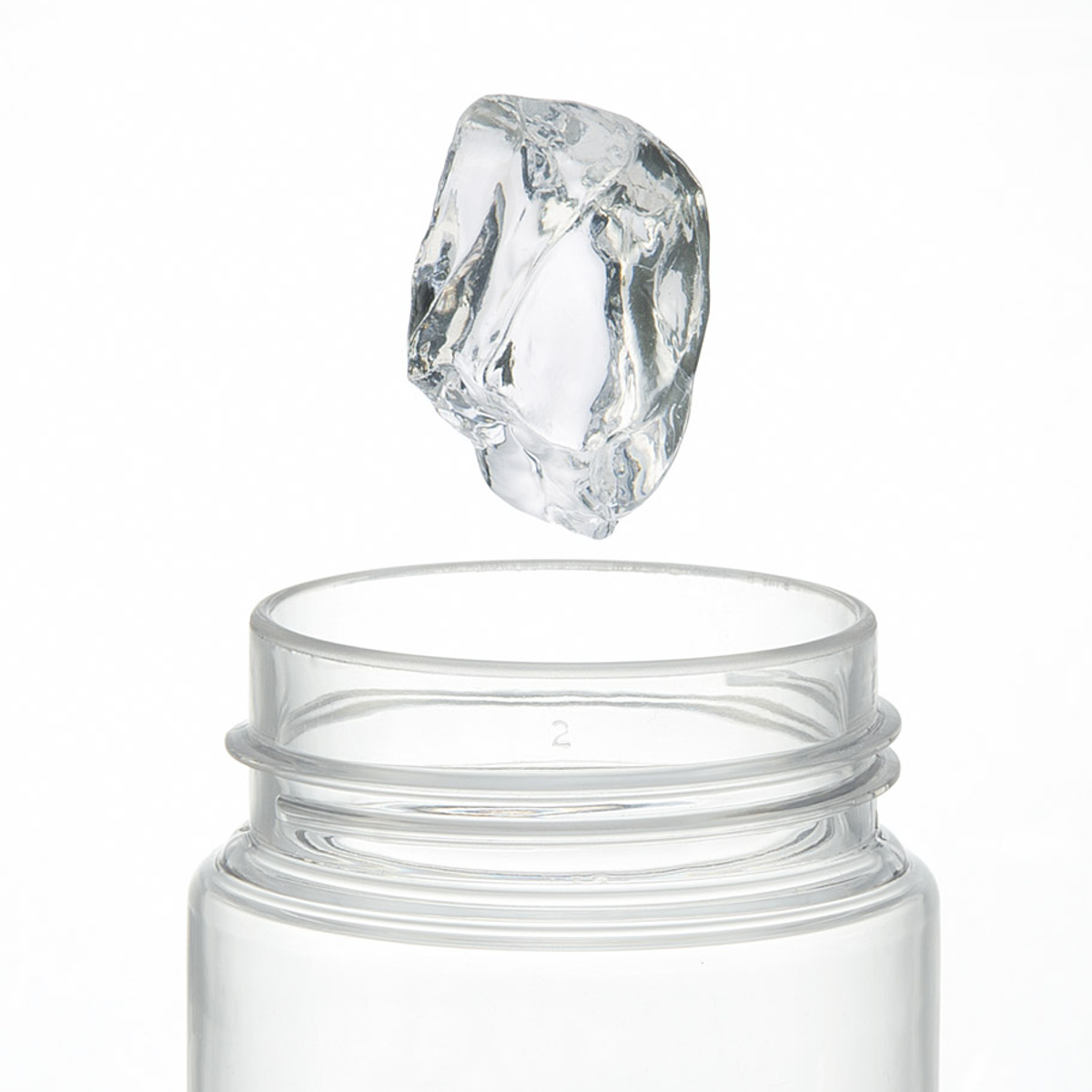 水筒 480ml マスコット入りボトル シナモロール ( 子供用 プラスチック製 ダイレクトボトル 直飲み クリア マスコット付き プラスチック 透明 セパレート ネジ式 軽量 ボトル マイボトル キッズ )