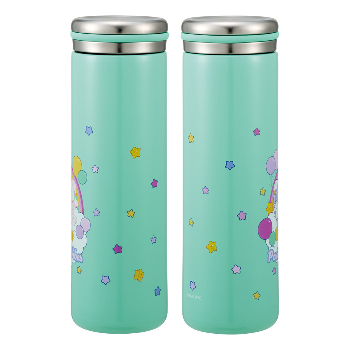 水筒 450ml ステンレスマグボトル Care Bears ( 直飲み 保温 保冷 マグボトル ステンレスボトル 大人 真空二重構造 マグ ボトル ダイレクトボトル ステンレス マイボトル アウトドア )