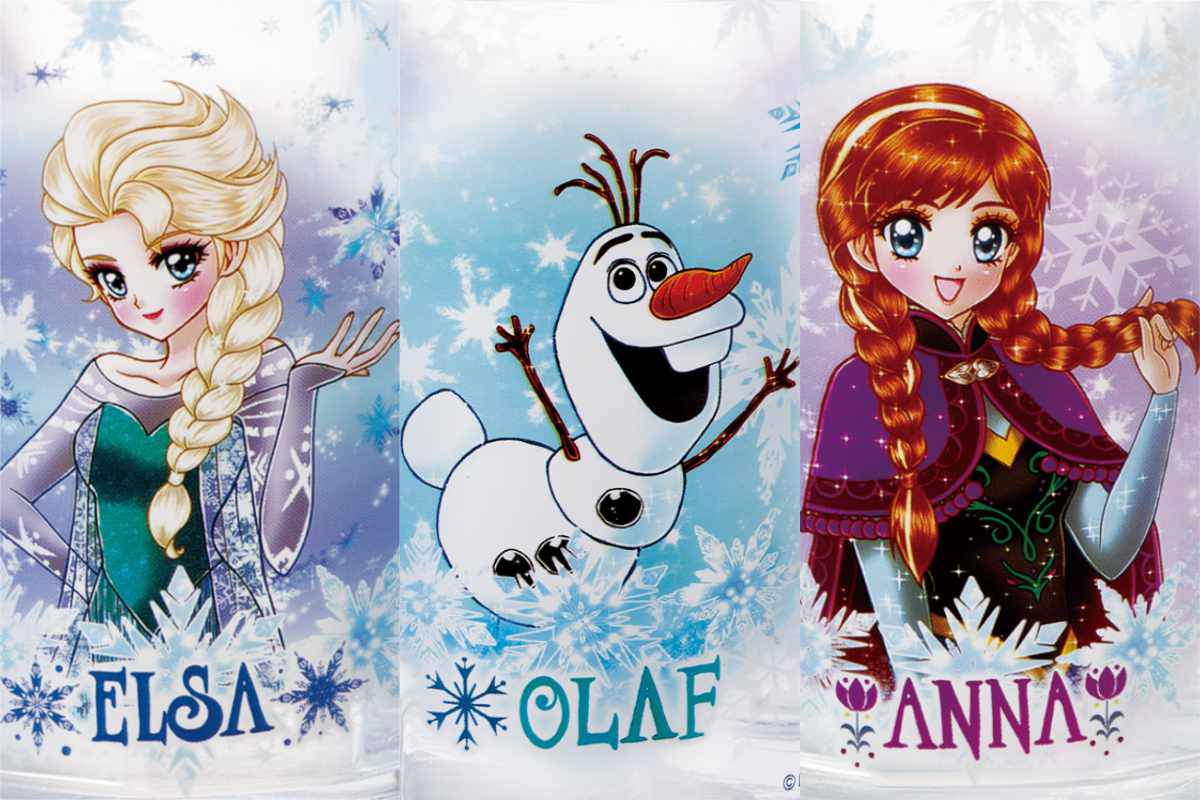 アナと雪の女王 カップ 両面デザイン オラフ エルサ コップ 6個 アナと雪の女王 カップ 両面デザイン オラフ エルサ コップ 6個