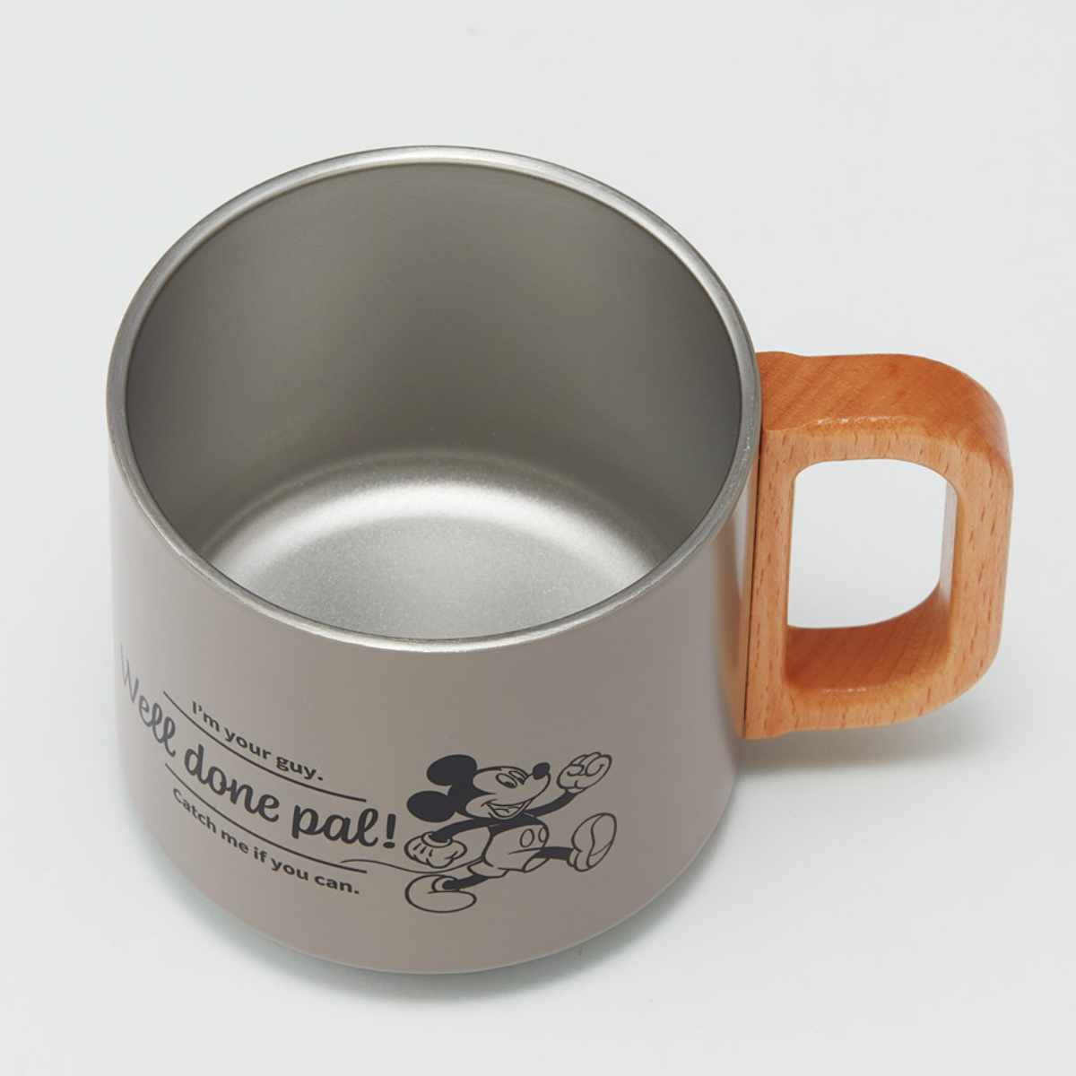 マグカップ 350ml スタッキングステンマグ ミッキーマウス ( ステンレス 保温 保冷 コップ マグ ディズニー ミッキー 真空断熱構造 カップ かわいい キャラ ステンレスマグ 積み重ね コンパクト 収納 ティータイム 勉強 )