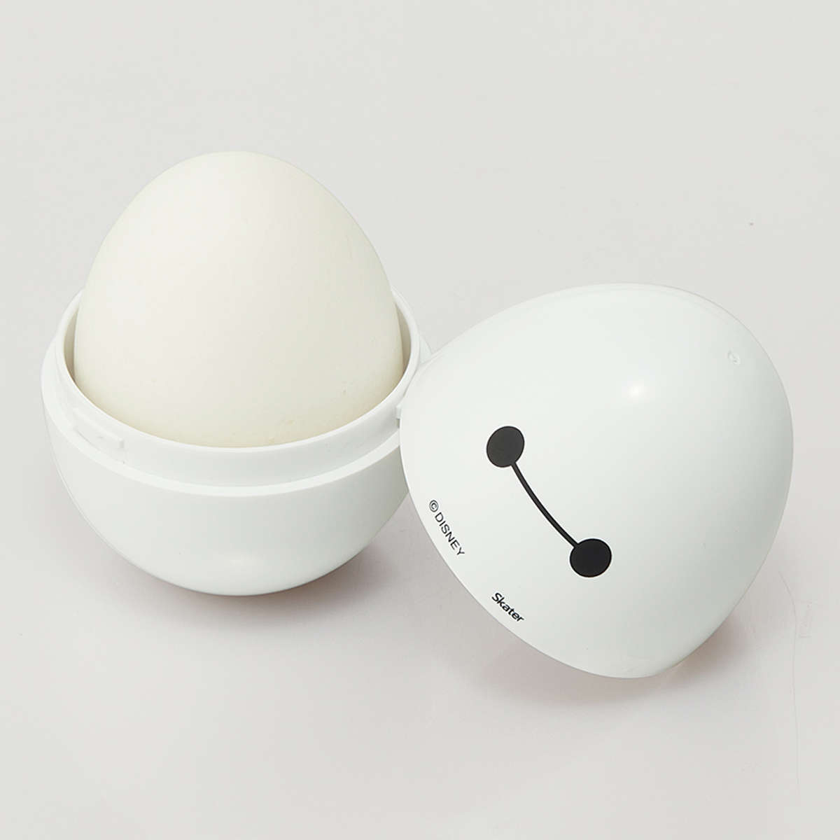 ゆでたまごケース ベイマックス ( ゆでたまご ケース 収納 持ち運び フタ付き 日本製 ディズニー ゆで卵ケース 卵ケース おしゃれ 携帯用 かわいい キャラクター クッション ロック式 女性 レディース お弁当 )