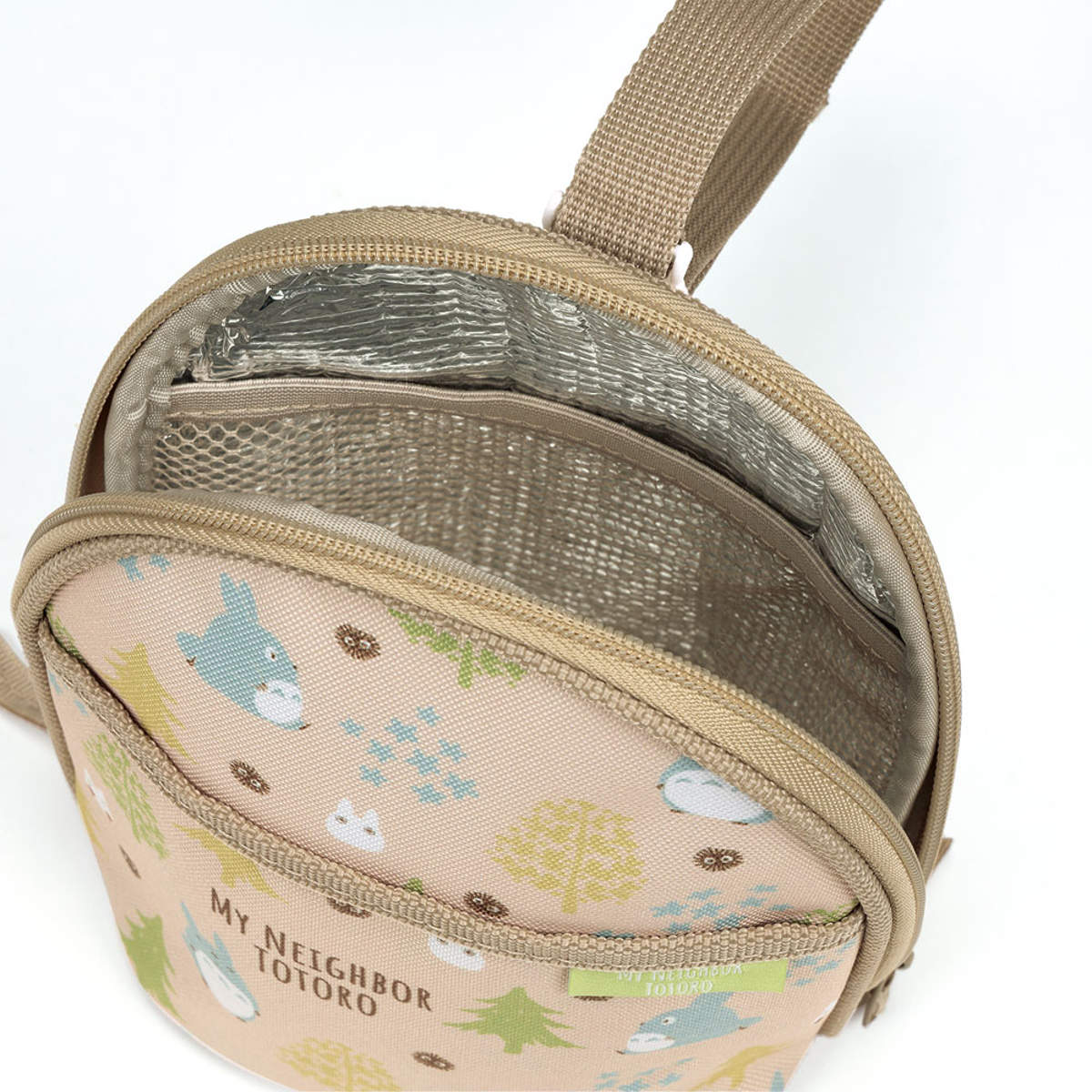 マグポーチ ベビーマグポーチ 持ち手付き 保温 保冷 トトロ フォレスト ( となりのトトロ 哺乳瓶ケース 保冷ケース 保冷バッグ マグボトル 収納 ポーチ 哺乳瓶ポーチ 携帯 持ち歩き 赤ちゃん お出かけ グッズ ベビー用品 かわいい )