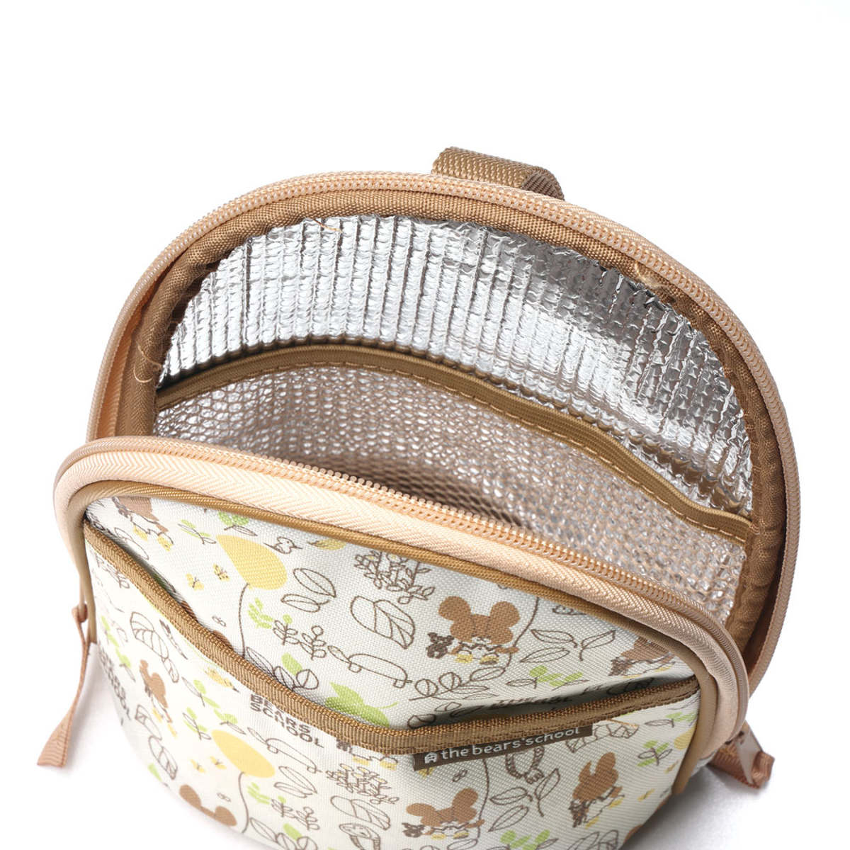 マグポーチ ベビーマグポーチ 持ち手付き 保温 保冷 くまのがっこう ( 哺乳瓶ケース 保冷ケース 保冷バッグ マグボトル 収納 ポーチ 哺乳瓶ポーチ 携帯 持ち歩き 赤ちゃん お出かけ グッズ ベビー用品 かわいい )