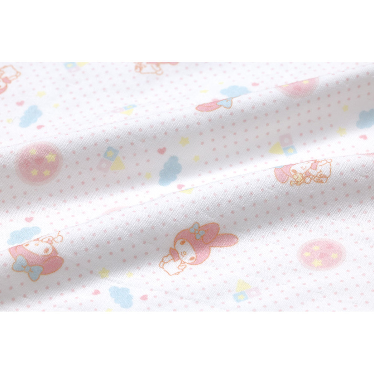 ハンドタオル マスコット付き タオル 赤ちゃん キャラクター マイメロディ ( ループ付きタオル ループ付きハンドタオル 綿100% ガーゼ パイル ループ付き ガーゼハンカチ タオルハンカチ ハンカチ 綿 コットン 吸水 速乾 かわいい )