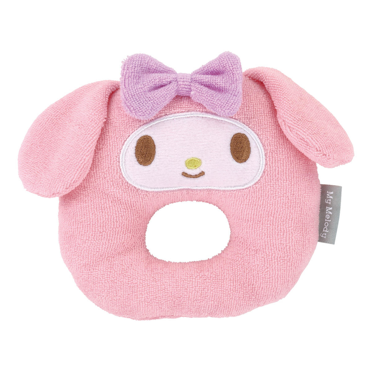 ガラガラ 赤ちゃん おもちゃ ラトル マイメロディ ベビー ( ベビートイ リングラトル ベビーラトル がらがら にぎにぎ 洗える 布製 柔らかい 布おもちゃ ファーストトイ ベビーおもちゃ 音 ぬいぐるみ 0歳 プレゼント 出産祝い )