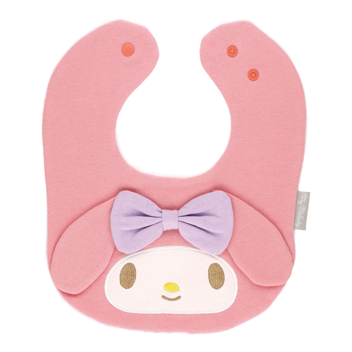 スタイ よだれかけ マイメロディ ベビーエプロン キャラクター お食事エプロン ベビービブ ( ベビースタイ ビブ 前掛け エプロン 綿100% コットン ベビー 赤ちゃん よだれ 多い かわいい 女の子 出産祝い プレゼント ギフト )