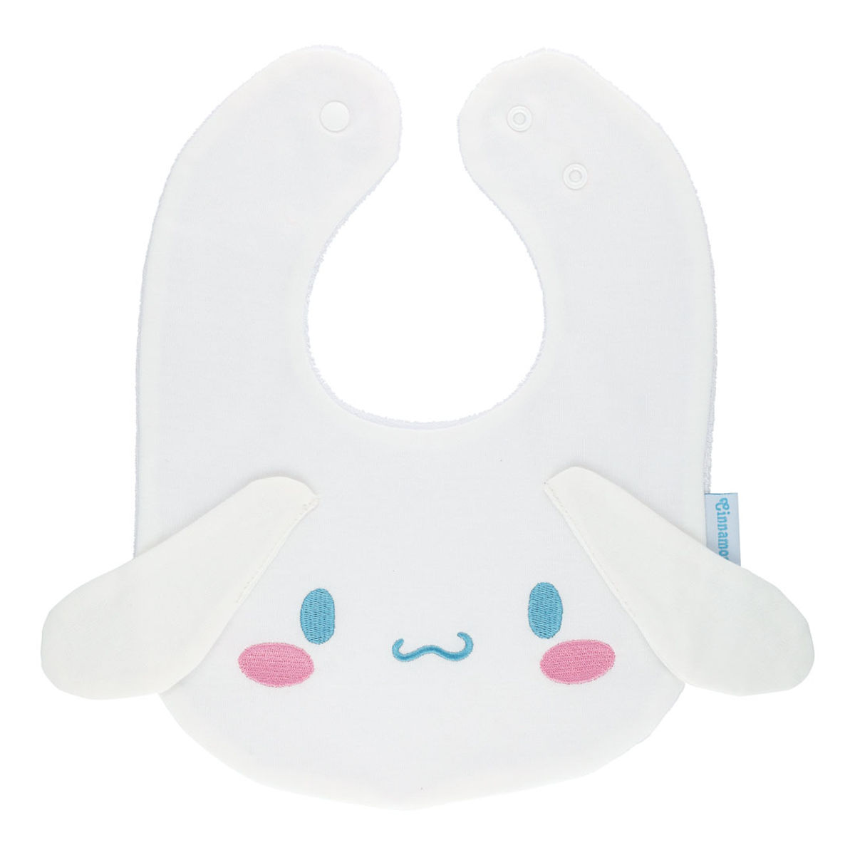 スタイ よだれかけ シナモロール ベビーエプロン キャラクター お食事エプロン ベビービブ ( ベビースタイ ビブ 前掛け エプロン 綿100% コットン ベビー 赤ちゃん よだれ 多い かわいい 女の子 男の子 出産祝い プレゼント )