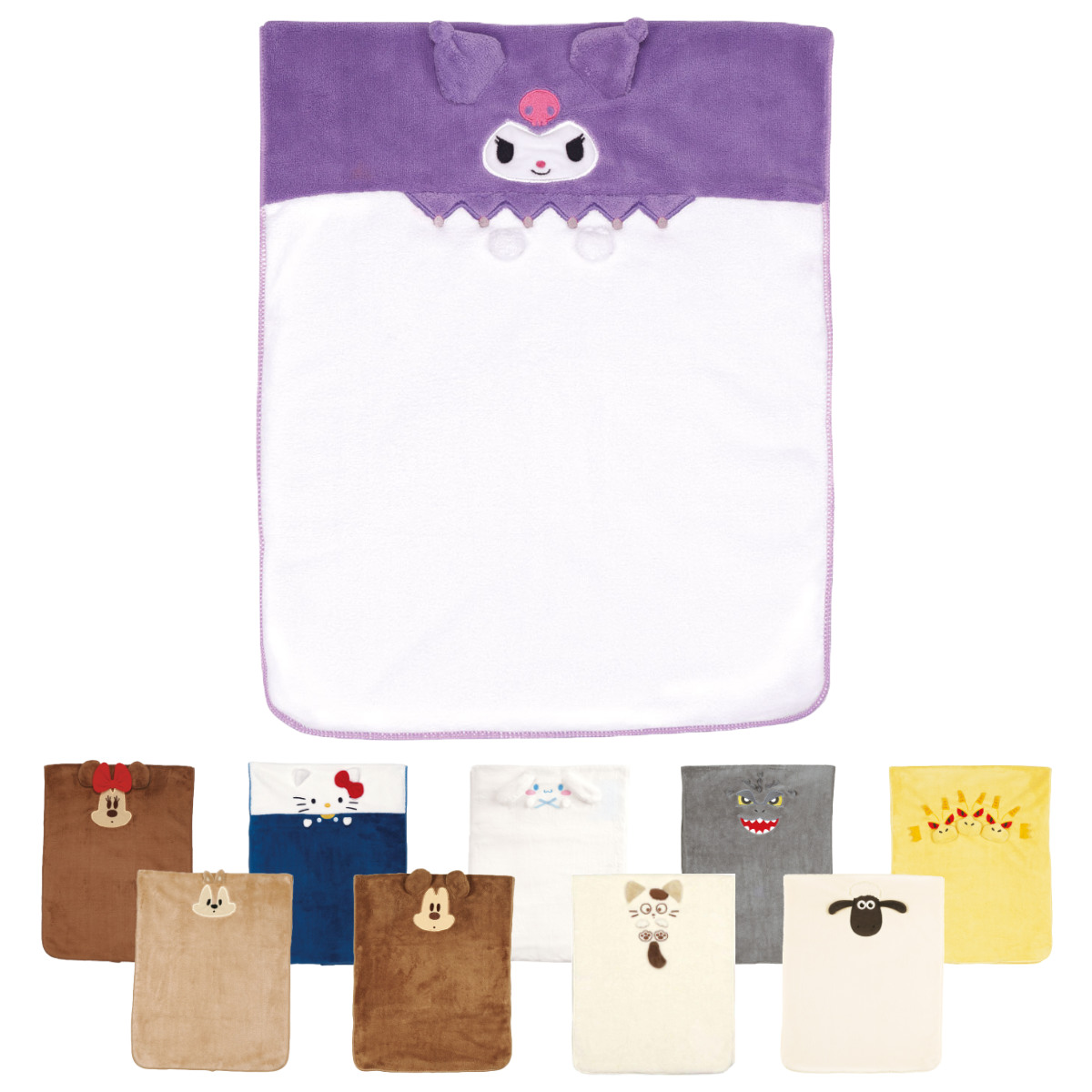 タオル 吸水速乾 ヘアドライタオル キャラクター ( クロミ ミニー チップ キティ ミッキー シナモロール タマフレンズ ゴジラ ショーン キングギドラ 吸水 速乾 40×100cm ヘアキャップ ヘアドライ マイクロファイバー バス用品 ) 【ミニーマウス】