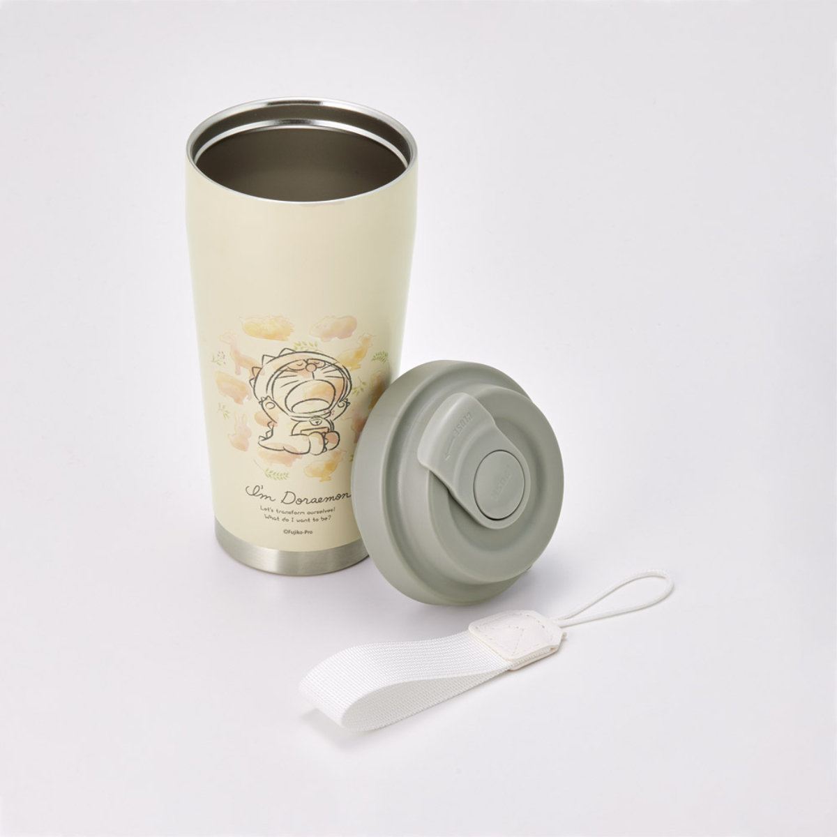 タンブラー 480ml イージータンブラー ドラえもん 大人リラックス ( 保温 保冷 ステンレス 真空二重構造 ワンプッシュ キャラクター かわいい おしゃれ )