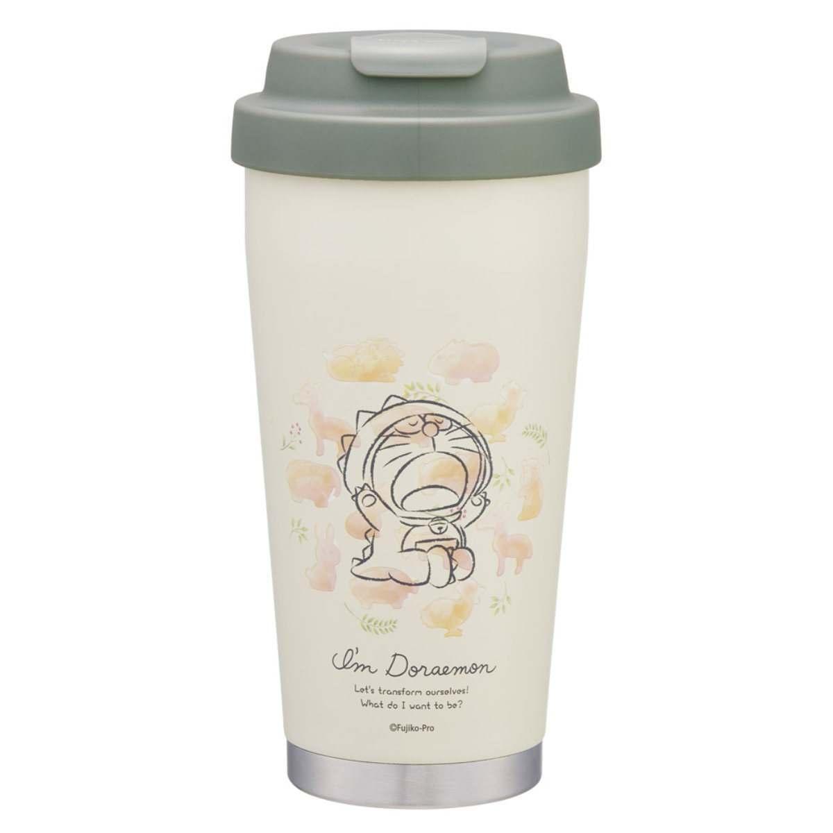 タンブラー 480ml イージータンブラー ドラえもん 大人リラックス ( 保温 保冷 ステンレス 真空二重構造 ワンプッシュ キャラクター かわいい おしゃれ )