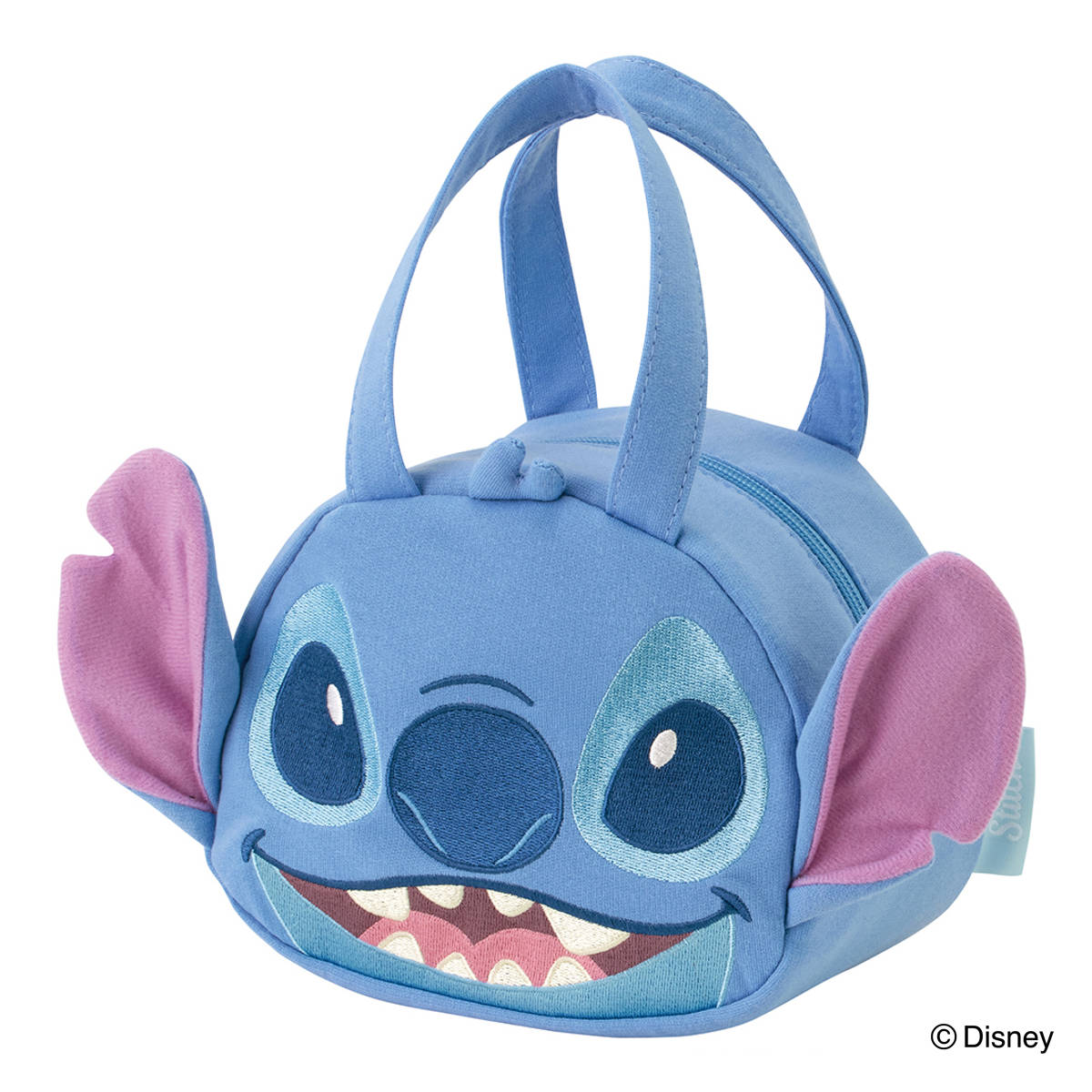 スエット素材ダイカットバッグ スティッチ ランチバッグ ( お弁当袋 子供用カバン 子供 スウェット素材 鞄 ダイカット カバン 子ども用 子供用 キッズ 持ち手付き お弁当バッグ バッグ かばん )