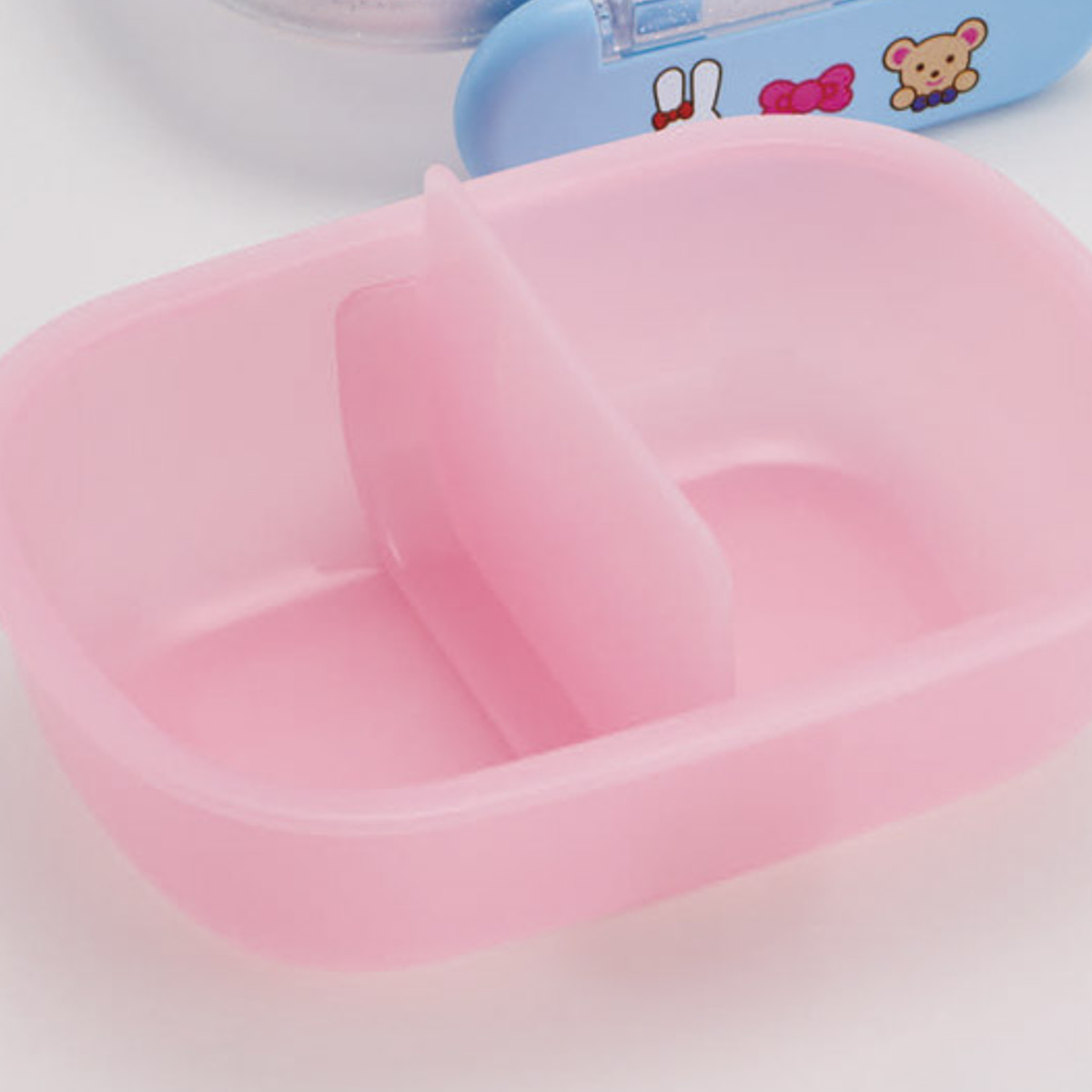 弁当箱 270ml ふわっとタイトランチ メルちゃん ( お弁当箱 1段 ランチボックス 食洗機対応 レンジ対応 抗菌 日本製 ドーム蓋 キッズ 子供 食洗機OK レンジOK お弁当 弁当 一段 2点ロック 銀 AG 抗菌加工 )