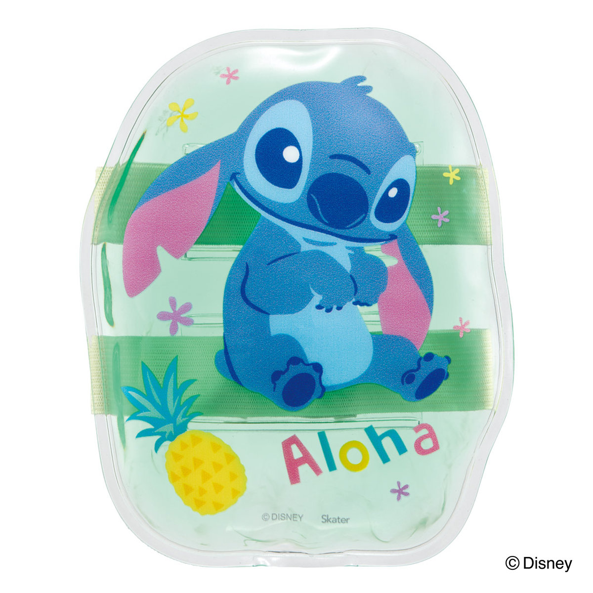 保冷剤 ベルト付き保冷剤 スティッチ ( 保冷 弁当 お弁当 弁当箱 アイシング 通勤 通学 通園 ベルト付き 幼稚園 保育園 グッズ ランチベルト ペットボトル ダイカット かわいい )