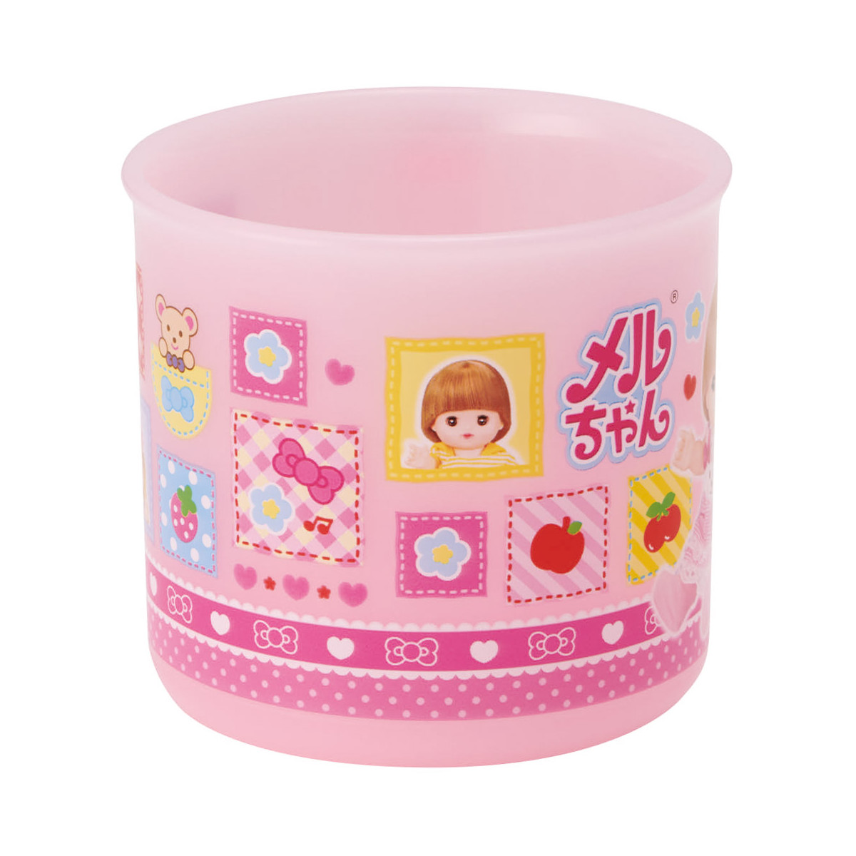 コップ 200ml 抗菌食洗機対応プラコップ メルちゃん ( プラコップ 抗菌 耐熱 食洗機対応 レンジ対応 日本製 プラスチック製 食洗機OK レンジOK 抗菌加工 給食 AG 銀 小さい マグ プラ カップ )