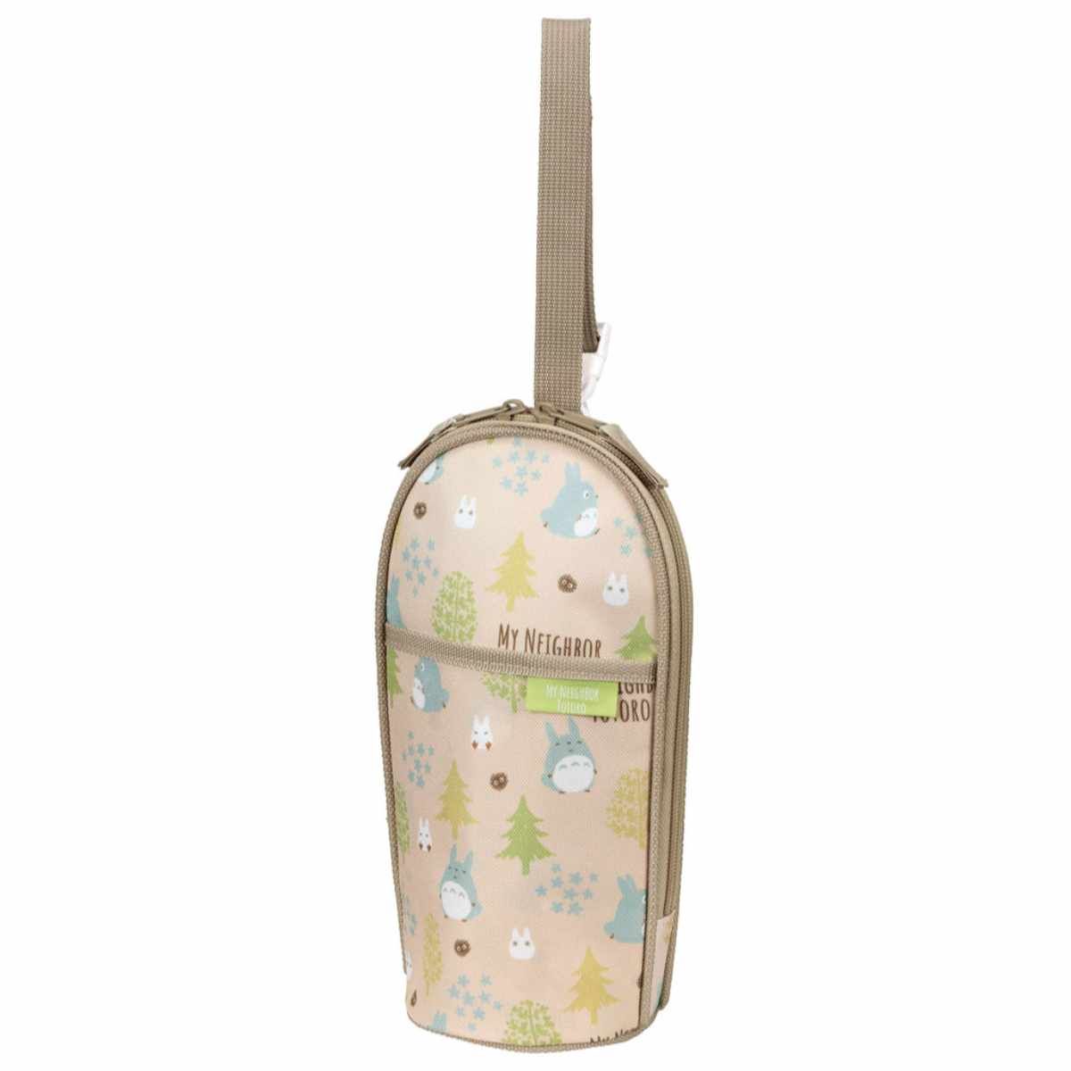 哺乳瓶ケース 哺乳瓶ポーチ 持ち手付き 保温 保冷 となりのトトロ フォレスト ( ペットボトルカバー 哺乳瓶 ケース ポーチ 赤ちゃん おでかけ 携帯 ほ乳瓶ケース 粉ミルクケース マグポーチ ベビー お出かけ 持ち運び ベビー用品 )