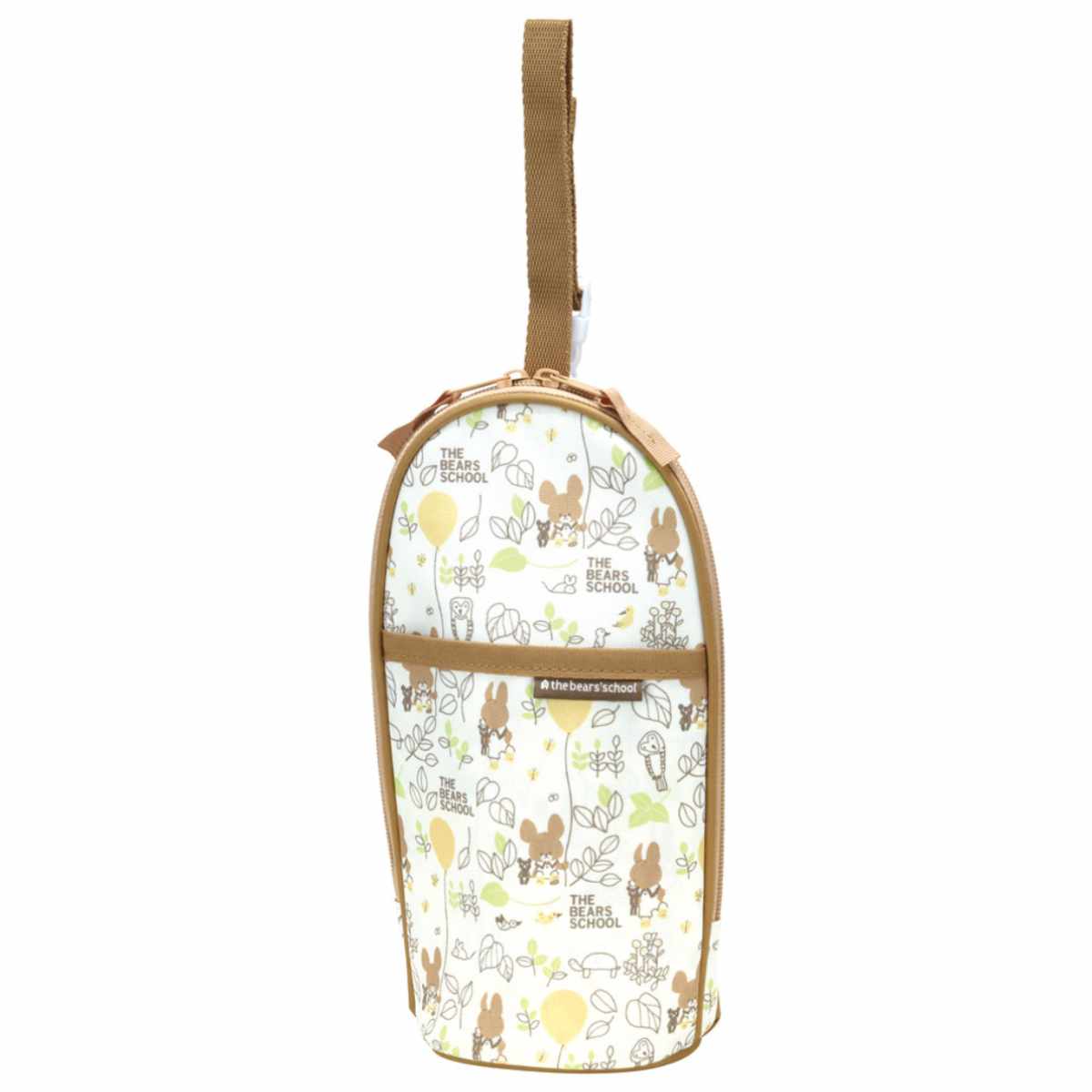 哺乳瓶ケース 哺乳瓶ポーチ 持ち手付き 保温 保冷 くまのがっこう ( ペットボトルカバー 哺乳瓶 ケース ポーチ 赤ちゃん おでかけ 携帯 ほ乳瓶ケース 粉ミルクケース マグポーチ ベビー お出かけ 持ち運び ベビー用品 )