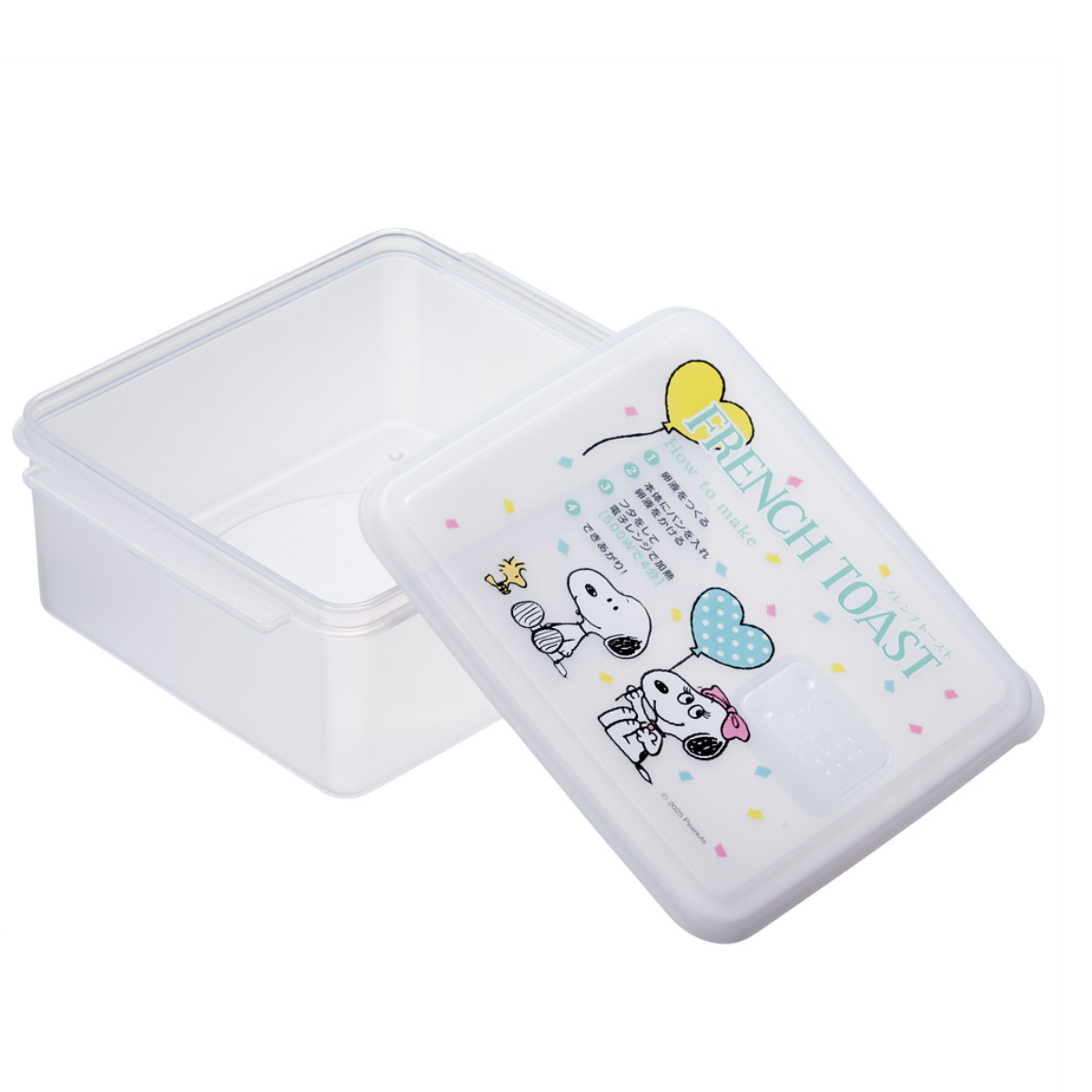 フレンチトーストメーカー 電子レンジ調理器 スヌーピーバルーン ( 電子レンジ専用調理器 フレンチトースト レシピ付き 日本製 電子レンジ調理 レンジ調理 便利グッズ 簡単 手軽 朝食 おやつ キャラクター )