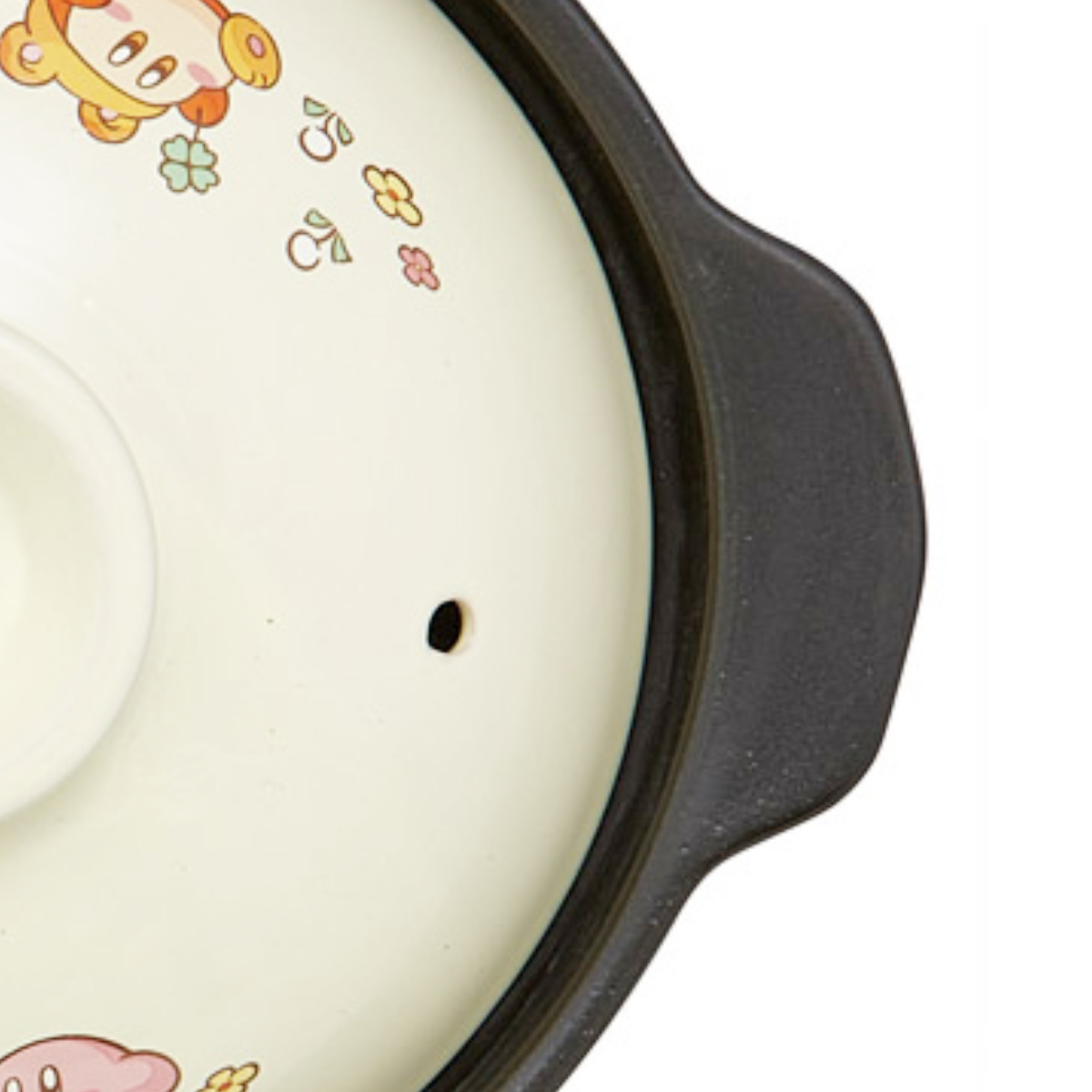 土鍋 6号 ガス火専用 カービィ ピクニック ( ガス火 直火対応 卓上鍋 土鍋ごはん 両手鍋 電子レンジ対応 オーブン対応 1人用 2人用 直火土鍋 鍋 なべ 季節鍋 炊飯 キャラクター )