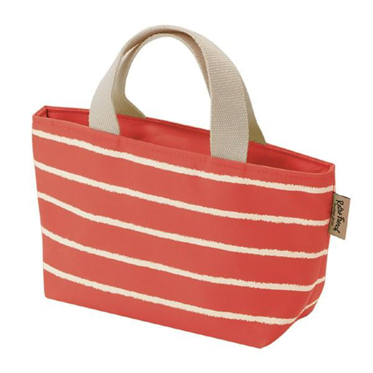 ランチボックス バッグ付き レトロフレンチカラー フォーク付き オレンジレッド ( お弁当箱 ランチボックス 弁当箱 大人 弁当箱 ポット付 ケース付 ポット付き セット シンプル 使いやすい ) 【ブラック】 ブラック