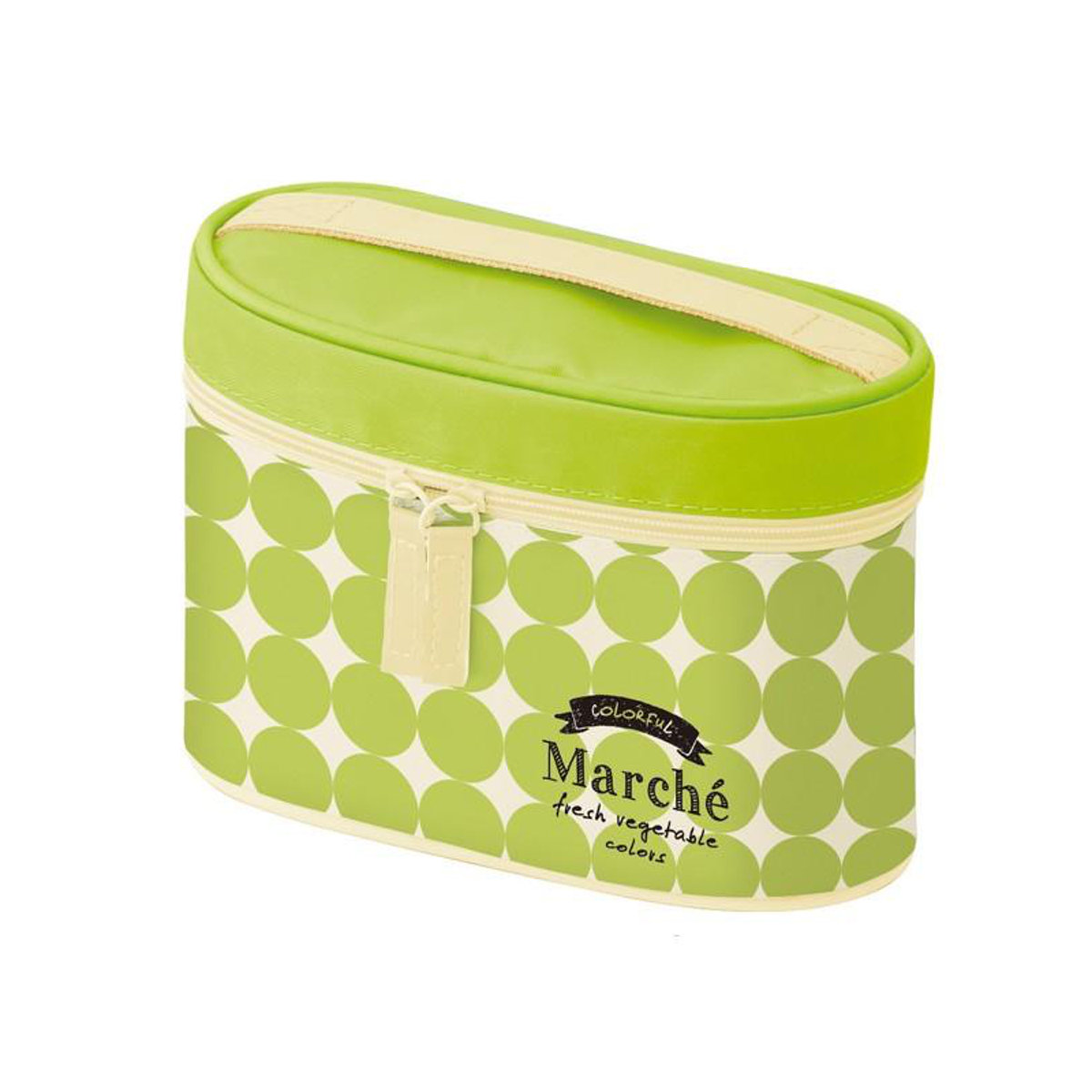 保温弁当箱 保温ジャー付きランチボックス マルシェ 560ml 保温 保冷 フォーク付き アボカド ( お弁当箱 ランチボックス 超軽量 大人 コンパクトタイプ 弁当箱 ケース付 バッグ付き コンパクトタイプ 弁当箱 シンプル 使いやすい ) 【トマト】 トマト