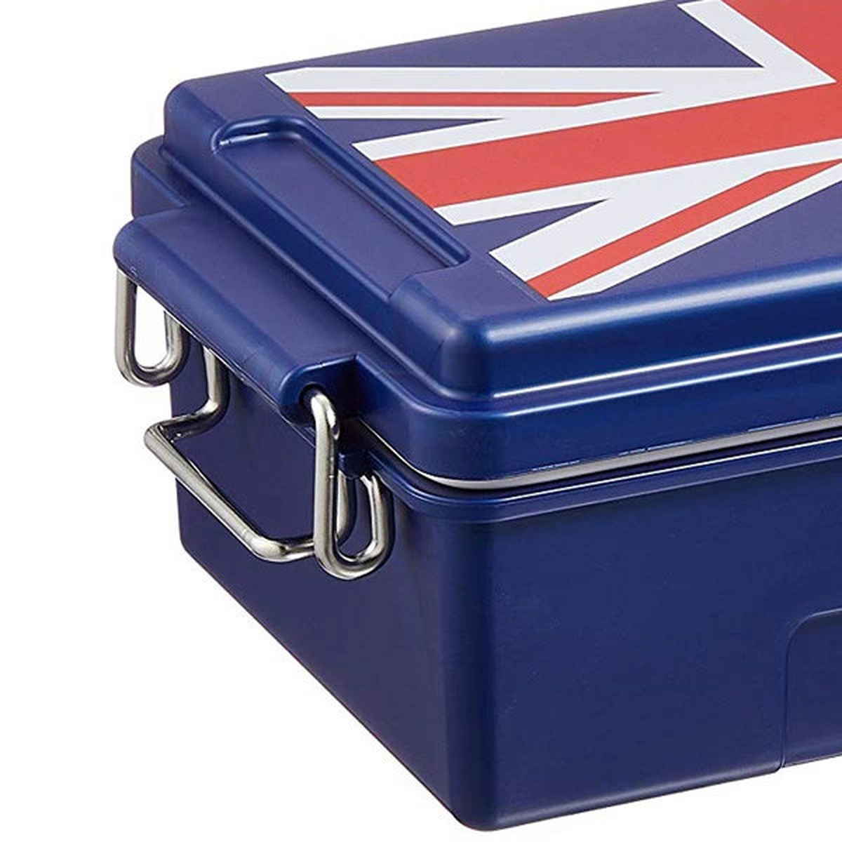 お弁当箱 コンテナランチボックス ロンドン 国旗 1段 840ml ( お弁当 レンジ対応 食洗機対応 おしゃれ ランチボックス コンテナ レンジOK 食洗機OK 弁当 弁当箱 ドーム型 ピクニック ドーム蓋 子ども 日本製 )