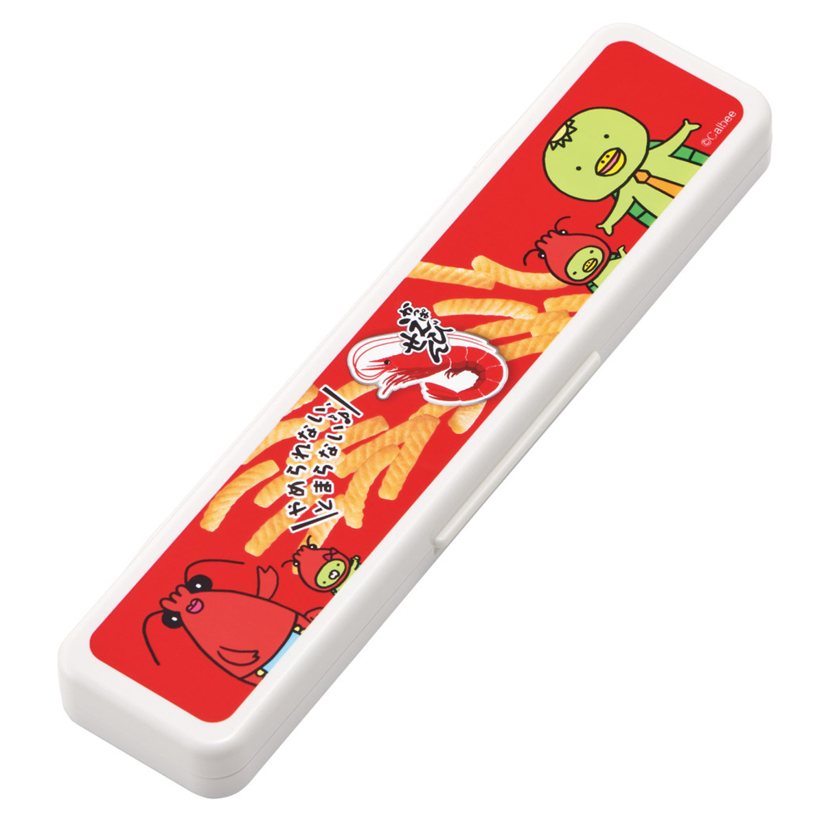 コンビセット カルビー 箸 スプーン ( 食洗機対応 18センチ お箸 音の鳴らない カトラリー 日本製 食洗機OK カトラリーセット 持ち運び お弁当 弁当 箸箱 ) 【じゃがりこ】 じゃがりこ