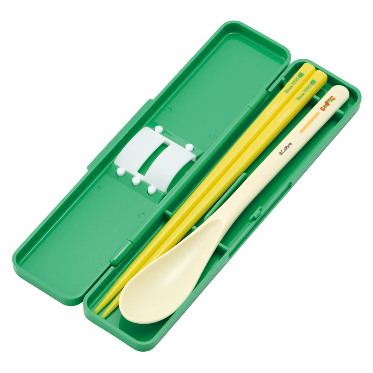 コンビセット カルビー 箸 スプーン ( 食洗機対応 18センチ お箸 音の鳴らない カトラリー 日本製 食洗機OK カトラリーセット 持ち運び お弁当 弁当 箸箱 ) 【じゃがりこ】 じゃがりこ