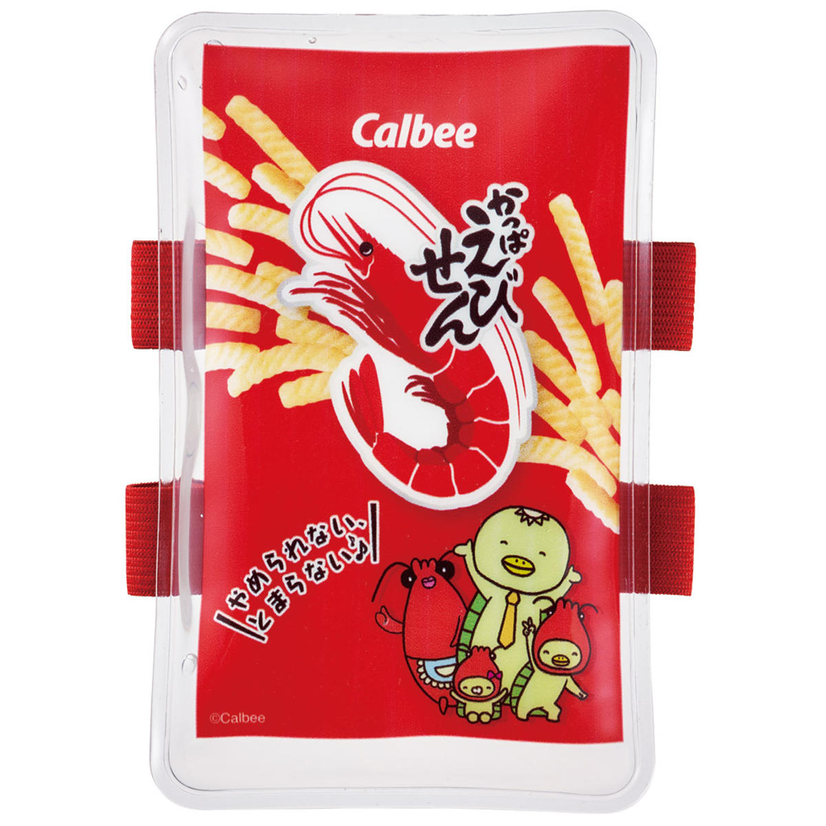 ベルト付き保冷剤 カルビー ( 保冷 弁当 お弁当 弁当箱 アイシング 通勤 通学 通園 ベルト付き 幼稚園 保育園 グッズ ランチベルト ペットボトル ダイカット かわいい ) 【ポテチうすしお味】 ポテチうすしお味