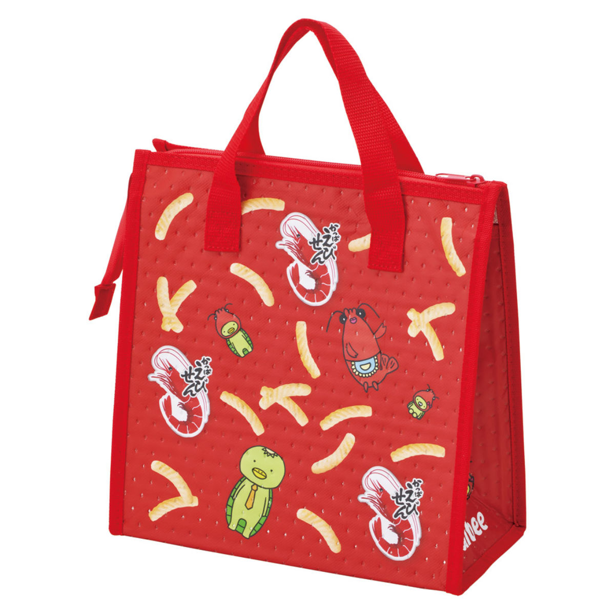 ランチバッグ 不織布保冷バッグ カルビー ( 保冷ランチバッグ 保冷 弁当袋 お弁当袋 四角 ランチトートバッグ 保温 ランチトート お弁当箱 弁当 袋 ランチ マチ付き お弁当入れ 保冷バッグ ) 【ポテチうすしお味】 ポテチうすしお味