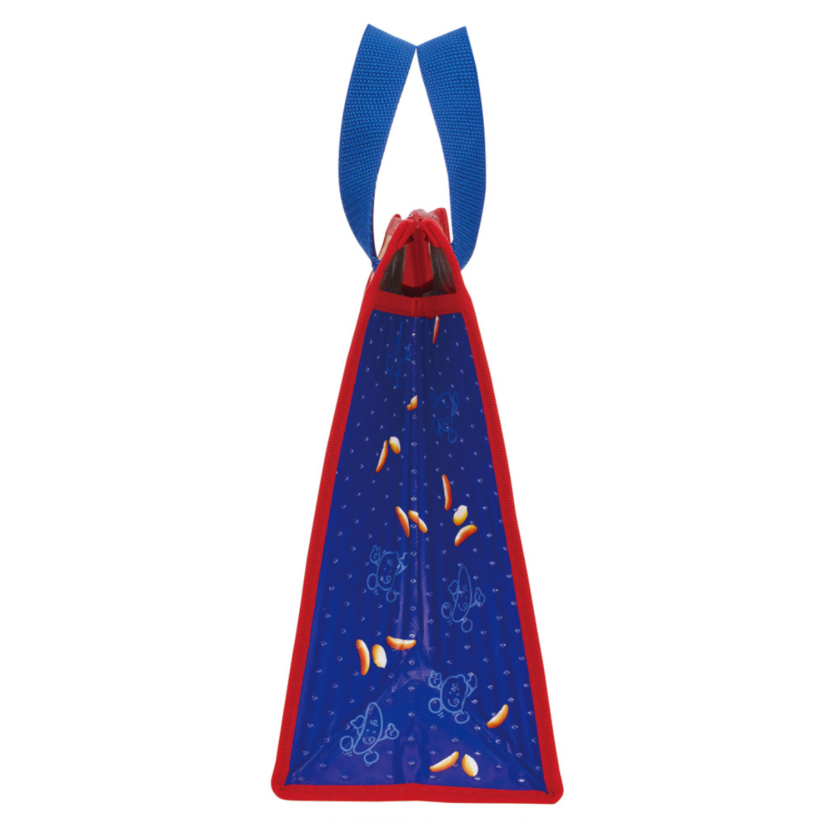 ランチバッグ 不織布保冷バッグ カルビー ( 保冷ランチバッグ 保冷 弁当袋 お弁当袋 四角 ランチトートバッグ 保温 ランチトート お弁当箱 弁当 袋 ランチ マチ付き お弁当入れ 保冷バッグ ) 【ポテチうすしお味】 ポテチうすしお味