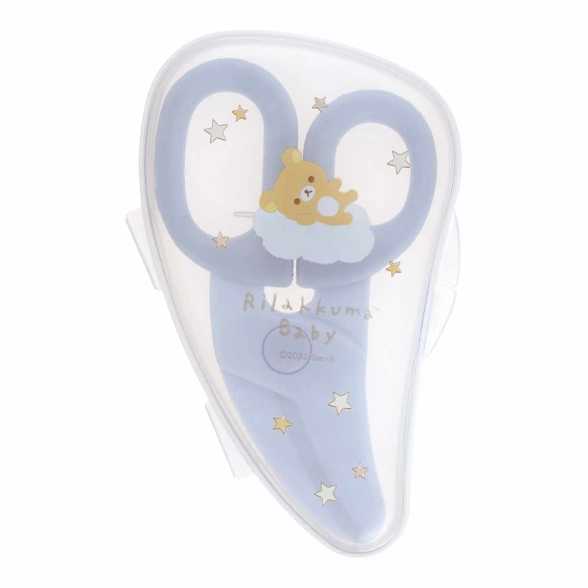 フードカッター 離乳食 はさみ ケース付き リラックマ 離乳食はさみ ( 赤ちゃん ベビー りらっくま 離乳食カッター ベビーフードカッター 離乳食用マッシャー ハサミ )