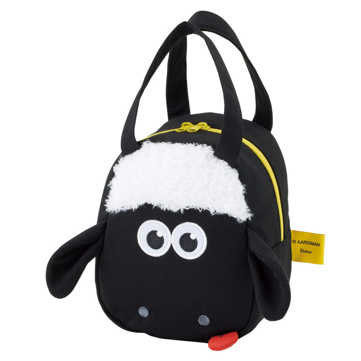 ランチバッグ スエット素材ダイカットバッグ ひつじのショーン ( お弁当袋 子供用カバン 子供 スウェット素材 鞄 ダイカット カバン 子ども用 子供用 キッズ 持ち手付き お弁当バッグ バッグ かばん )