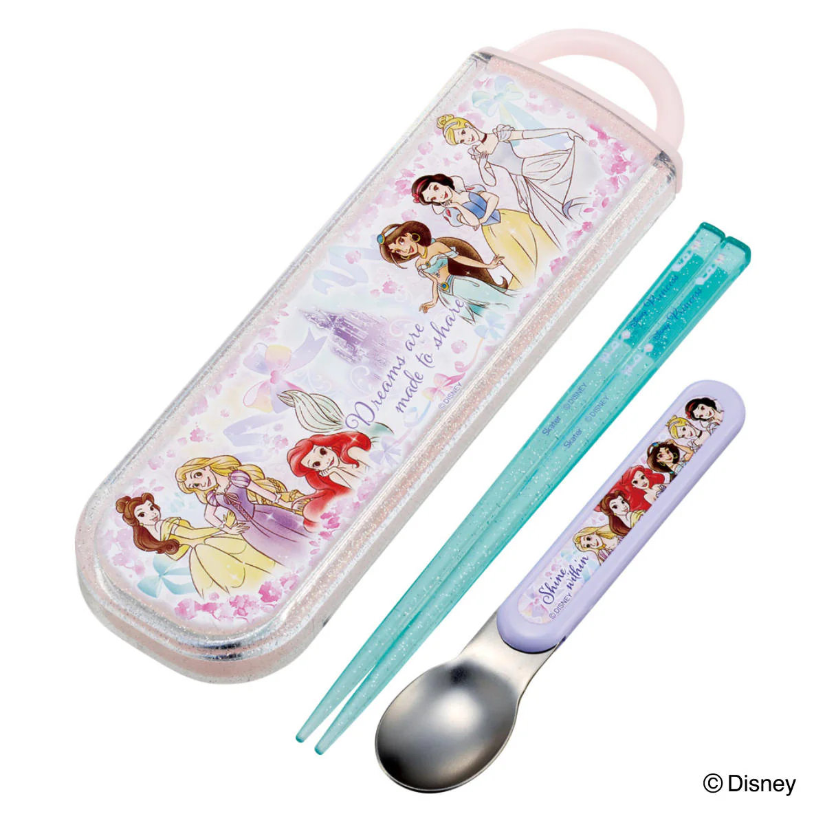 入園ランチ6点セット プリンセス25 ( ディズニープリンセス ランチグッズ お弁当箱 食洗機対応 レンジ対応 抗菌 日本製 子ども用 給食 子供 お弁当グッズ 幼稚園 保育園 入園 準備 入学 キッズ 持ち運び お弁当 抗菌加工 )