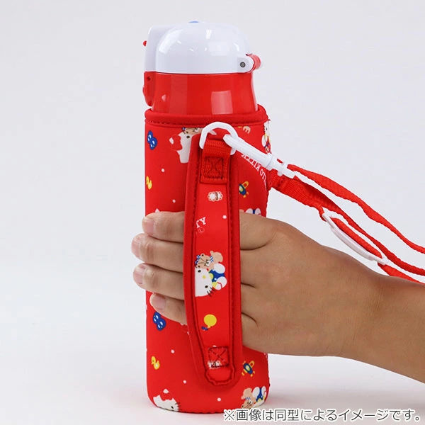 水筒 直飲み ステンレス ワンプッシュボトル カバー付き ユニコーン 470ml ( ステンレスボトル 幼稚園 保育園 子供用水筒 超軽量 ダイレクトボトル ステンレス製 子ども すいとう )