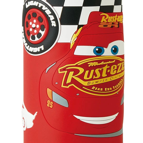 水筒 ステンレス 直飲み 3Dロック付ダイレクトボトル カーズ 480ml 子供 ( 保冷 幼稚園 保育園 3D キッズ キャラクター ワンプッシュ 直飲みステンレス ステンレス製 子供用水筒 ボトル キャラ )