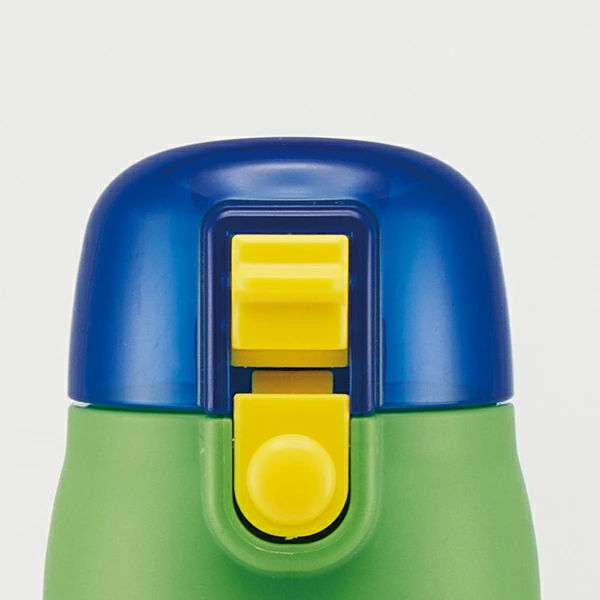 水筒 ステンレス 直飲み 3Dロック付ダイレクトボトル スーパーマリオ 480ml 子供 ( 保冷 幼稚園 保育園 マリオ 3D キッズ キャラクター ワンプッシュ 直飲みステンレス ステンレス製 子供用水筒 ボトル キャラ )