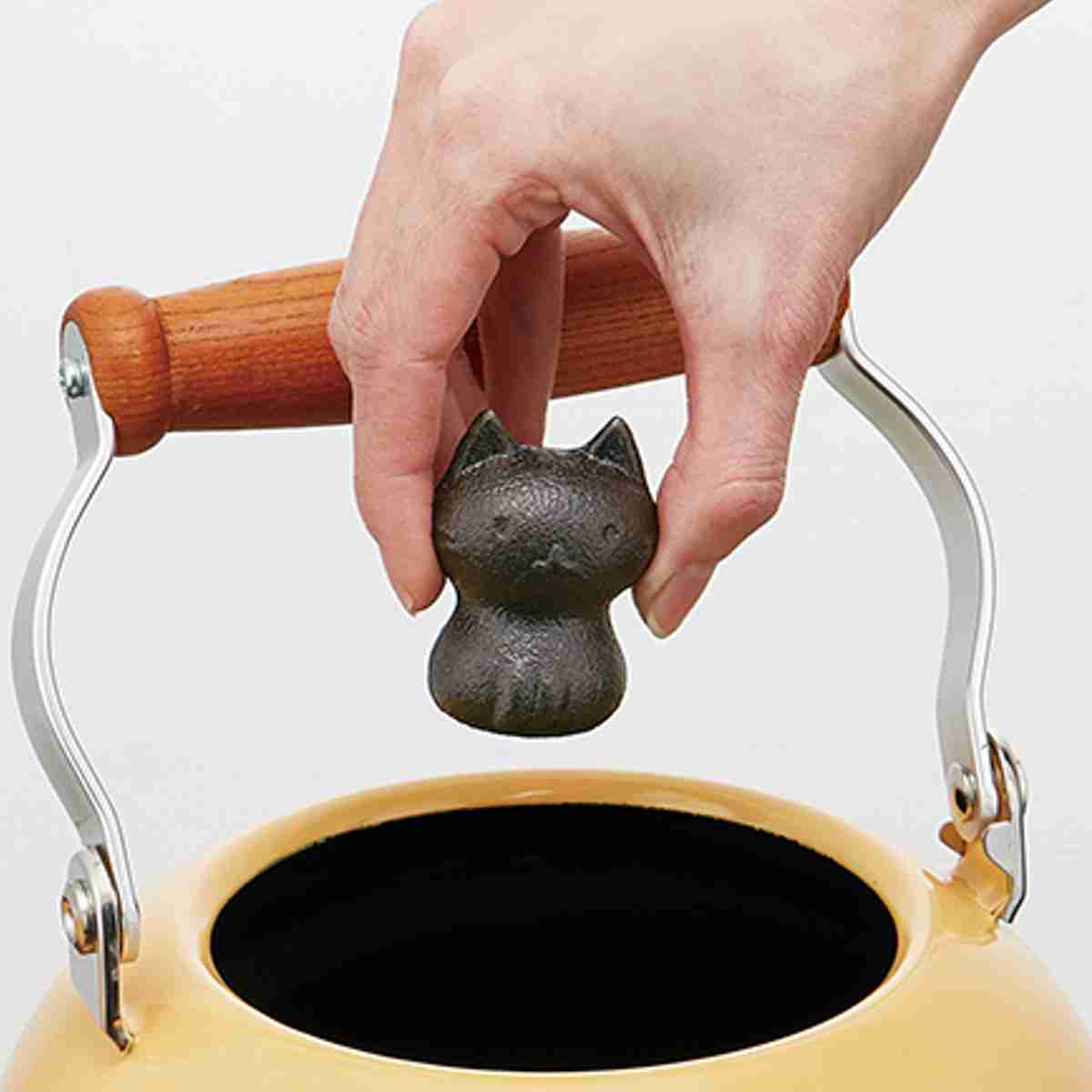 鉄玉 ねこっと 鉄分補給 ( 鉄玉子 鉄球 お鍋 ケトル やかん ヤカン 漬物 漬け物 色付け ツヤ出し つや出し 可愛い 猫 ねこ )