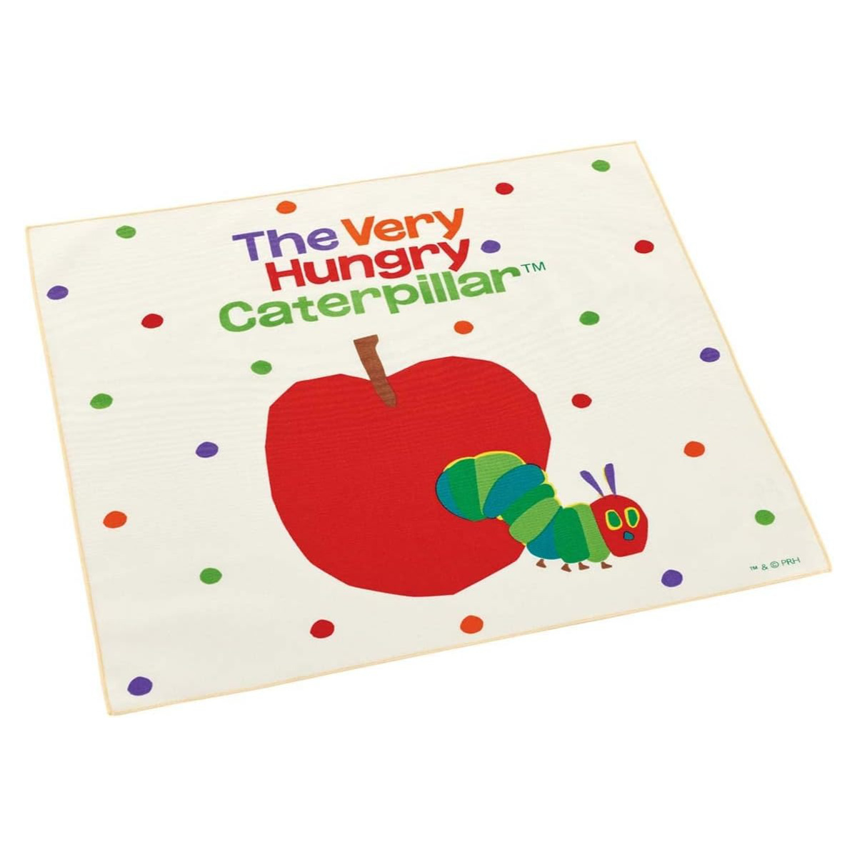 ランチクロス はらぺこあおむし 43×43cm ( ナフキン ランチョンマット 弁当包み 三角巾 給食ナフキン 日本製 お弁当箱 弁当 弁当箱 包み 入れ 子供用 幼稚園 保育園 給食 キッズ 正方形 子供 )