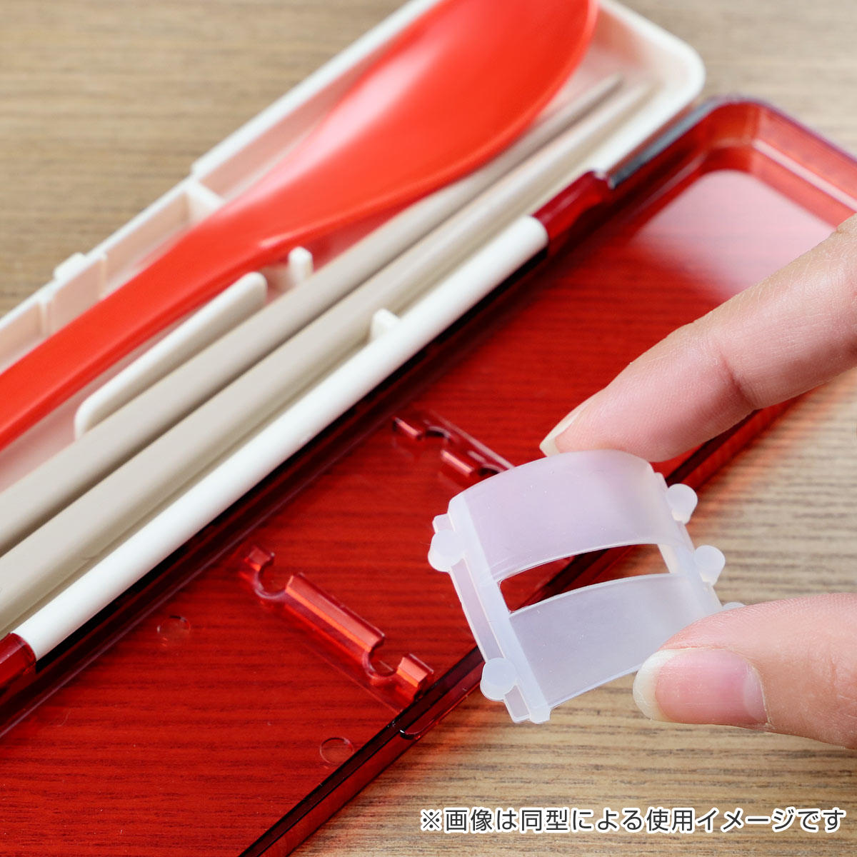 コンビセット ティンカーベル 箸 スプーン ( 食洗機対応 18センチ お箸 音の鳴らない カトラリー 抗菌 日本製 食洗機OK カトラリーセット 銀 AG 持ち運び お弁当 弁当 抗菌加工 箸箱 )