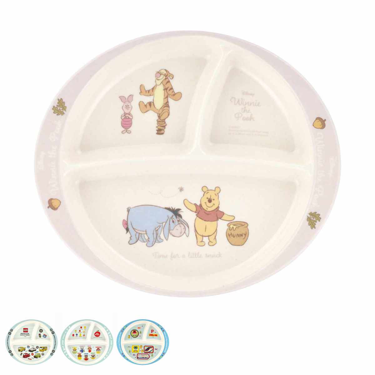 ランチプレート バンブーメラミン （ 食洗機対応 プレート 皿 お皿 子ども 子供 キッズ 仕切り付き ワンプレート キャラクター くまのプーさん トミカ パウパトロール プラレール ） 【パウパトロール】